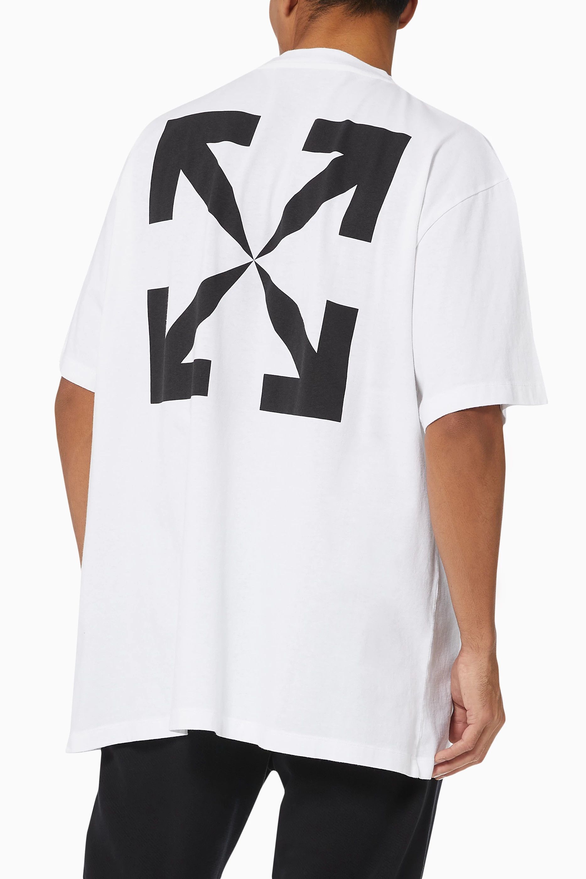 Off-White White Mona Lisa Arrows Oversized T-Shirt Size US M / EU 48-50 / 2 - 4 Thumbnail
