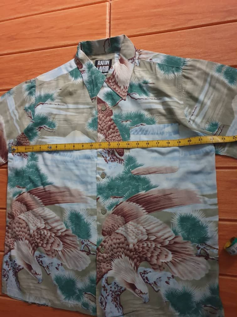 PPFM 💥RATON LAVEUR Eagle Hawaiian shirt Size US L / EU 52-54 / 3 - 8 Thumbnail