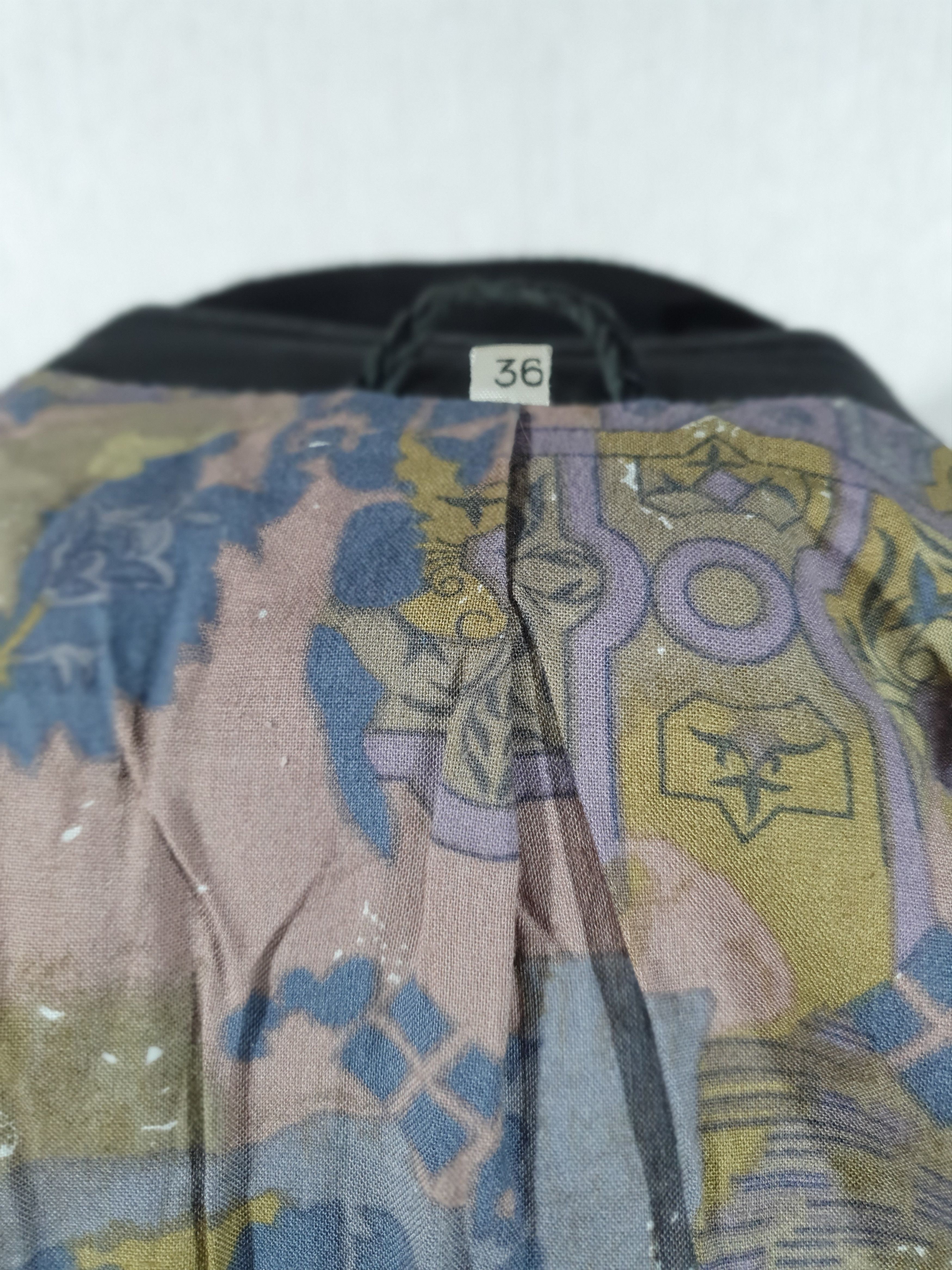 Genuine Leather Black short jacket made of genuine leather. Size L / US 10 / IT 46 - 6 Thumbnail