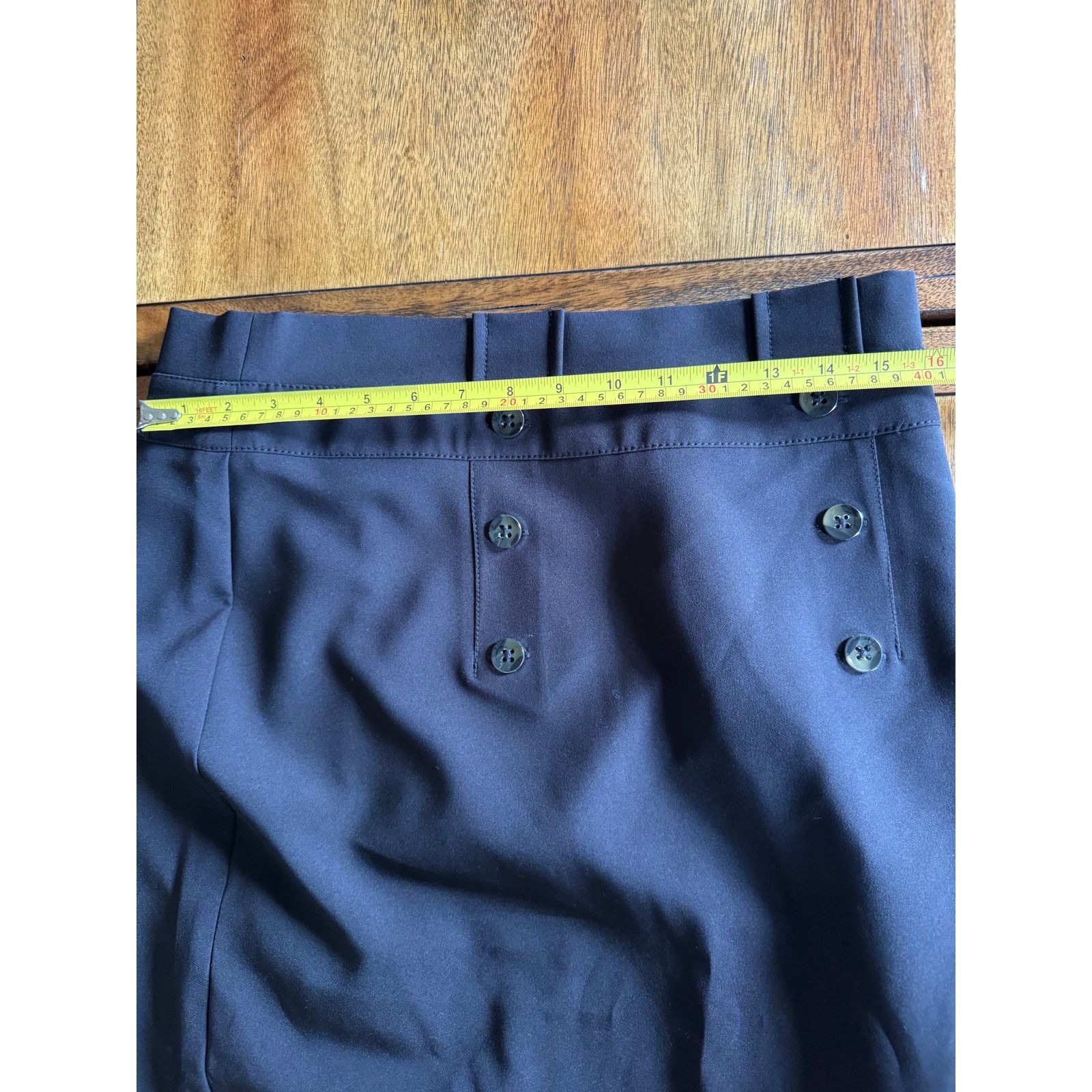 Other NWT NY & Co 7th Avenue Pencil Skirt Black Size 12 Size 34" / US 12 / IT 48 - 6 Thumbnail