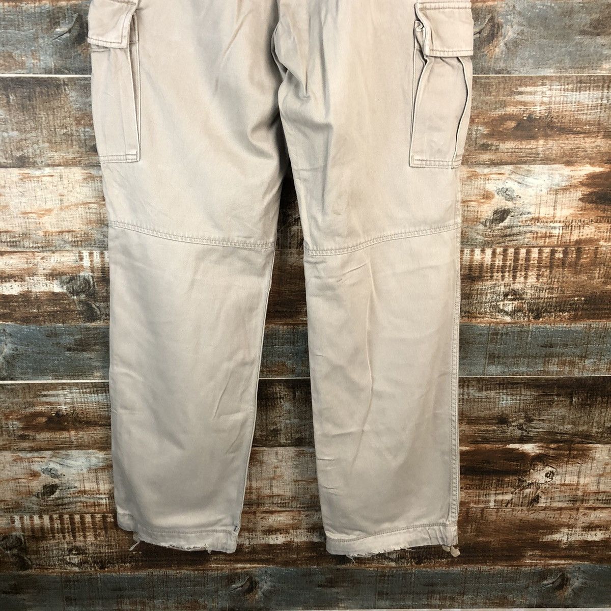 Japanese Brand DL Uniqlo Brown Cargo Multipocket Pants #C213 Size US 33 - 20 Thumbnail