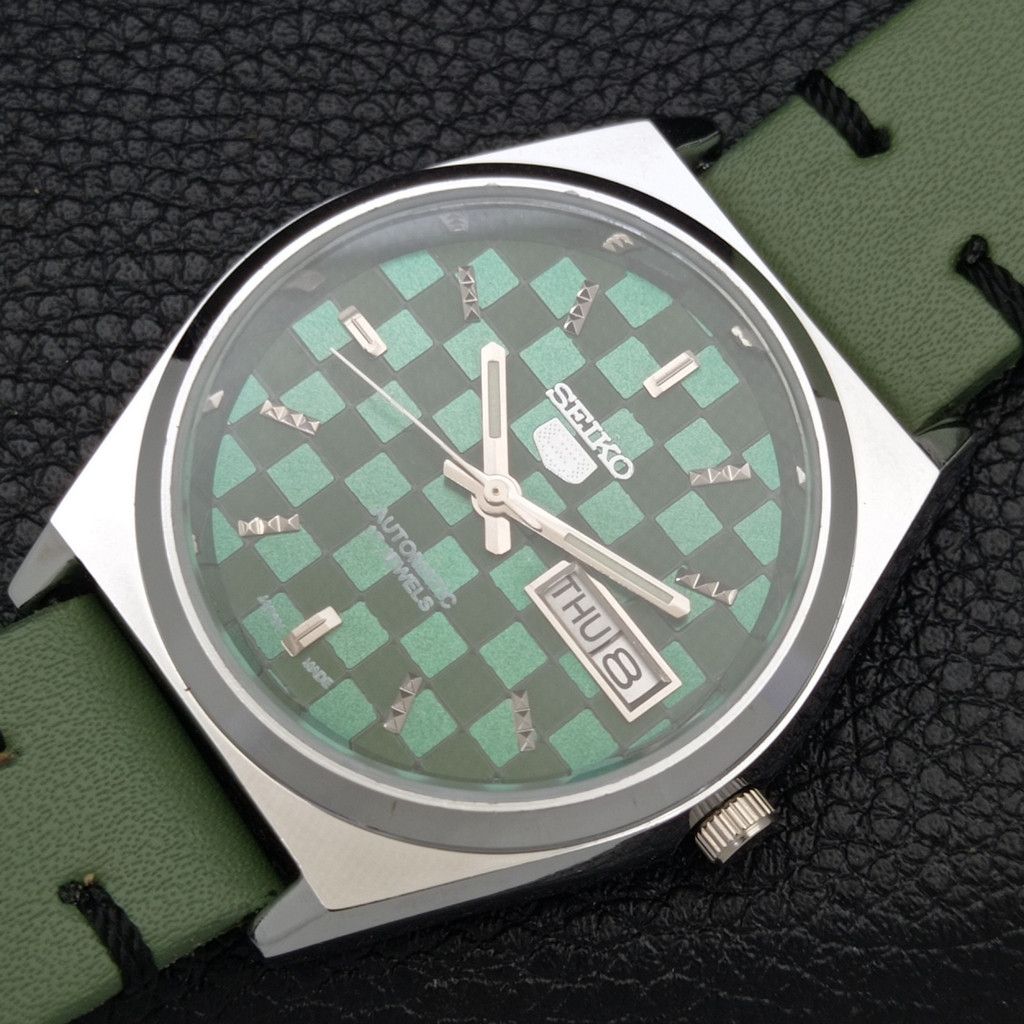 Seiko REFURBISHED VINTAGE SEIKO 5 AUTO JAPAN MENS WATCH a440223 Size 40 - 6 Thumbnail