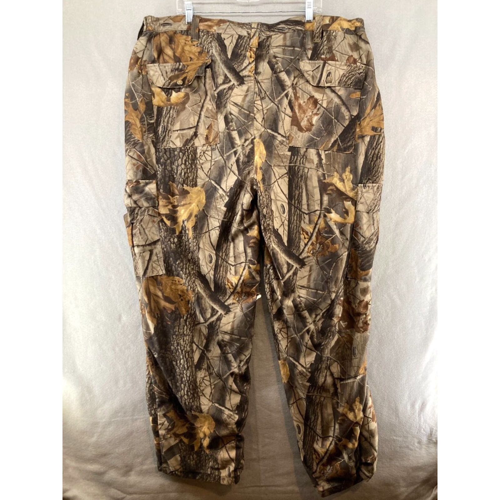 AMO Camo Woolrich Pants Mens XXL Camo Lined Hunting Outdoor Regular Straight 31 in Inseam Multicolor Polyester Blend Cargo Theme Hunting Men Size US 39 - 6 Thumbnail