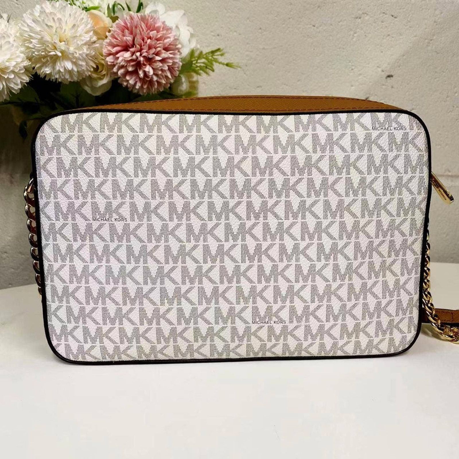 Michael Kors Michael kors 35F8GTTC3B Jet Set Item Large Crossbody Vanilla Size ONE SIZE - 3 Thumbnail