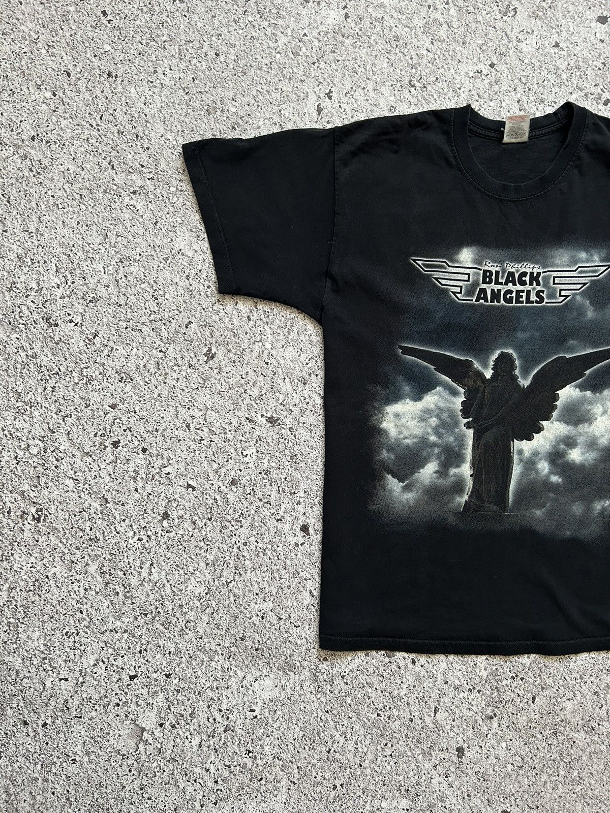 Band Tees × Vintage 2009 Ron Phillips Black Angles Spread Your Wings T-Shirt Size US L / EU 52-54 / 3 - 2 Thumbnail