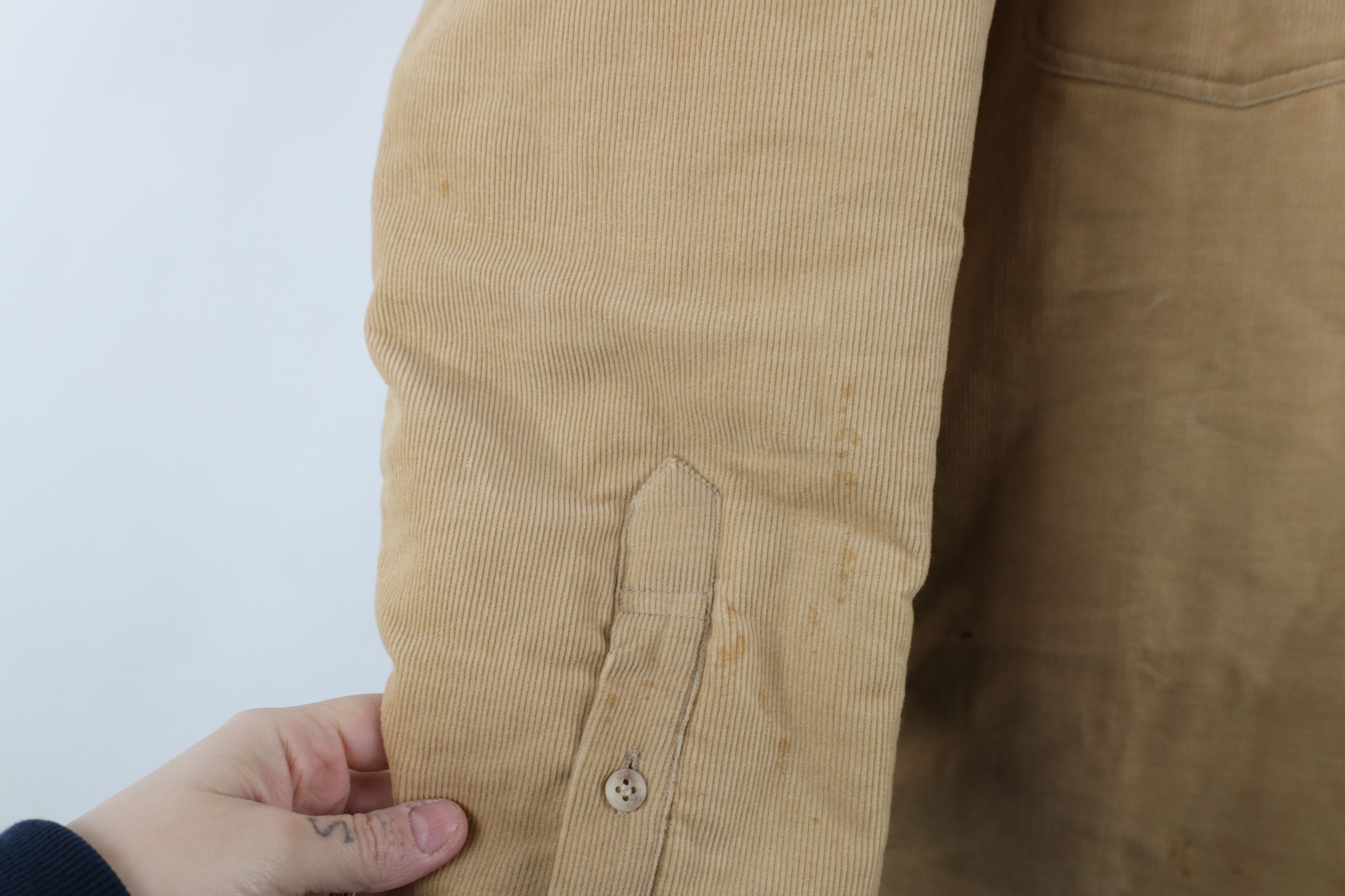 Vintage Vintage 70s Streetwear Corduroy Shirt Jacket Jac Shirt Size US L / EU 52-54 / 3 - 4 Thumbnail