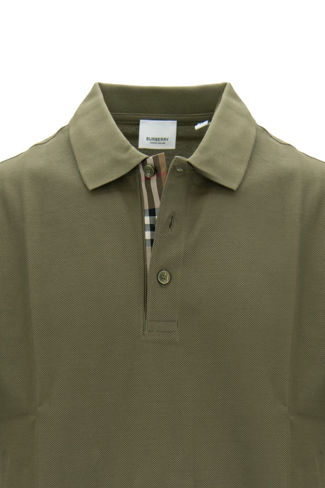 Burberry o1w1db10326 Hartford Polo Shirt in Olive Green Size US XS / EU 42 / 0 - 3 Thumbnail