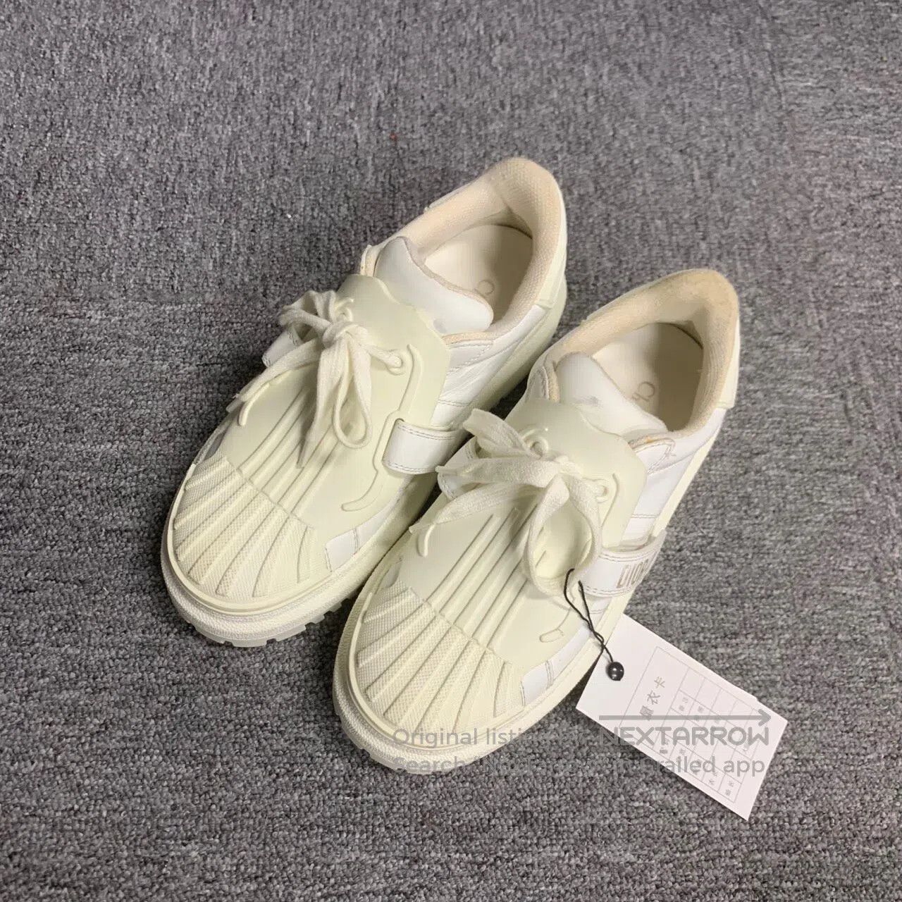 Burberry Burberry The tall white shoe| Size US 4.5 / IT 34.5 - 1 Thumbnail