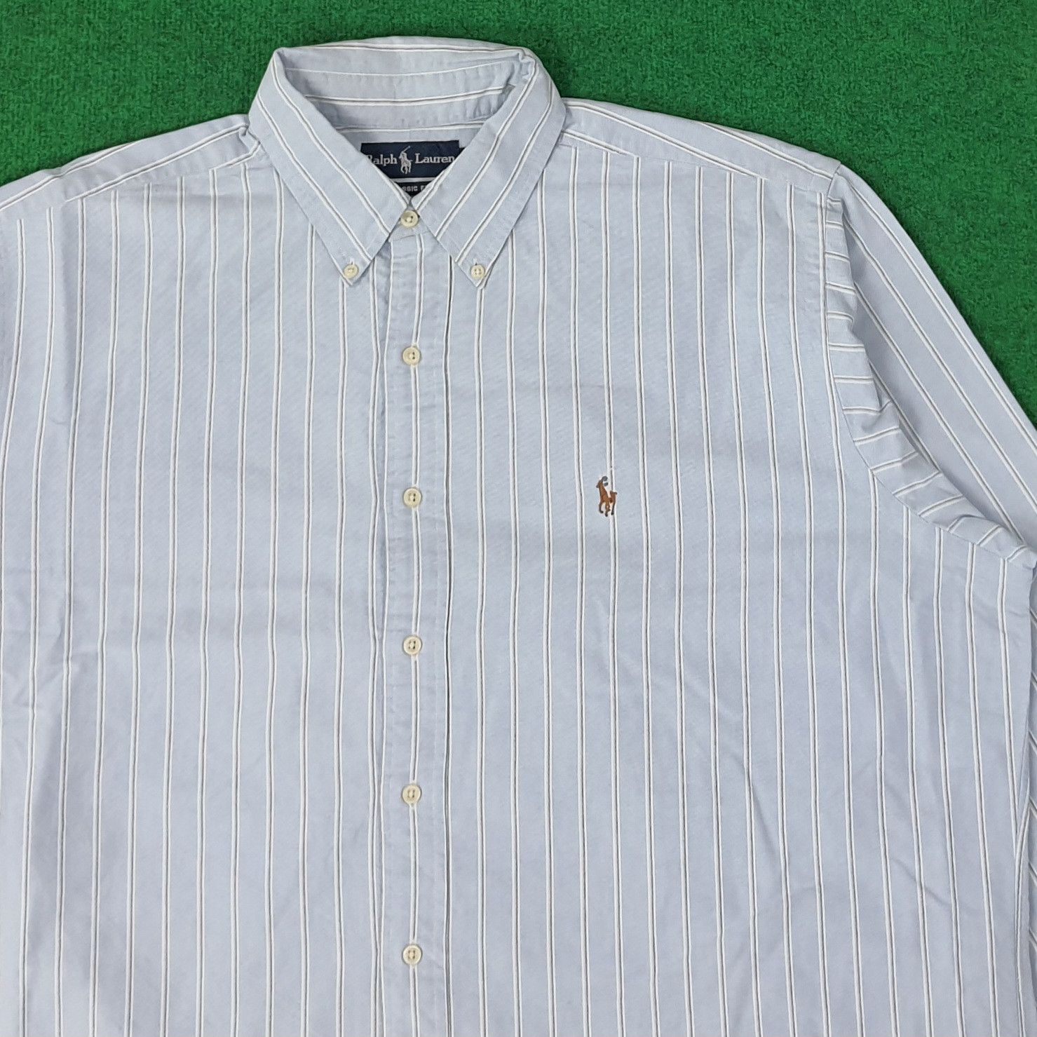 Ralph Lauren Vintage Ralph Lauren Classic Stripes Button Up Shirt C259N75 Size US XXL / EU 58 / 5 - 2 Thumbnail