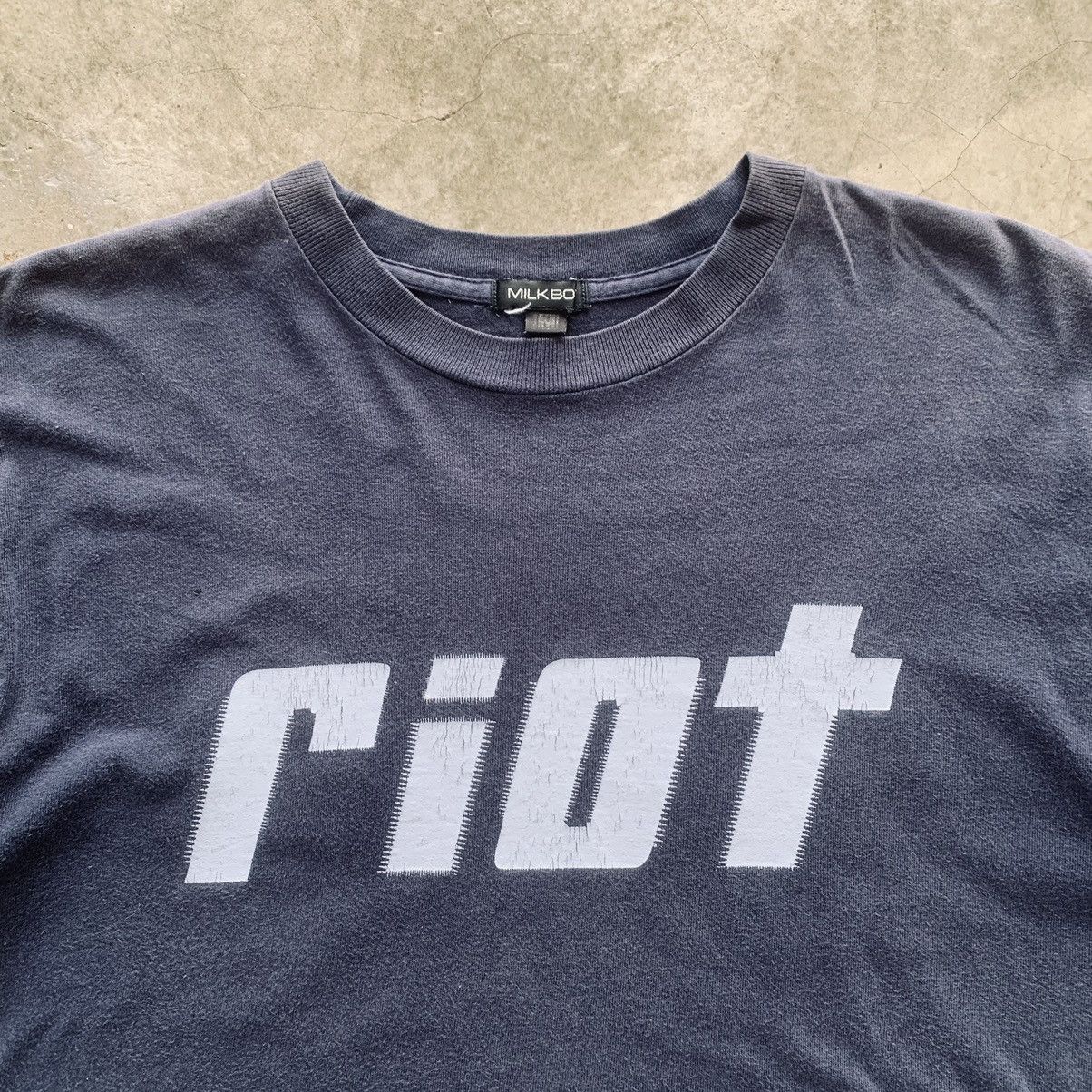 Japanese Brand Rare Vintage Milkboy Japan Riot tee Size US M / EU 48-50 / 2 - 6 Thumbnail