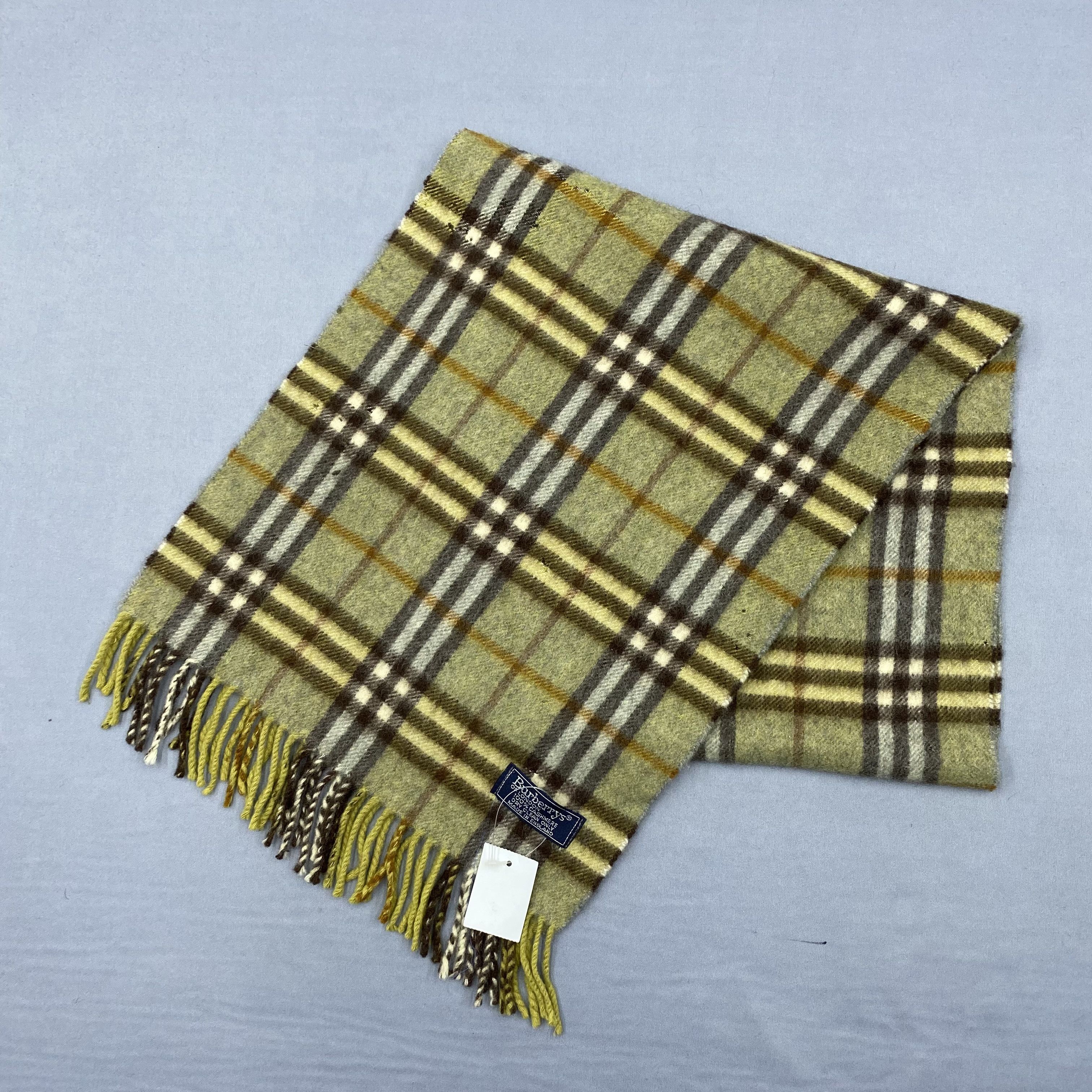 Burberry Vintage Burberry Scarf Muffler Wool Cashmere Winter Scarves Size ONE SIZE - 3 Thumbnail