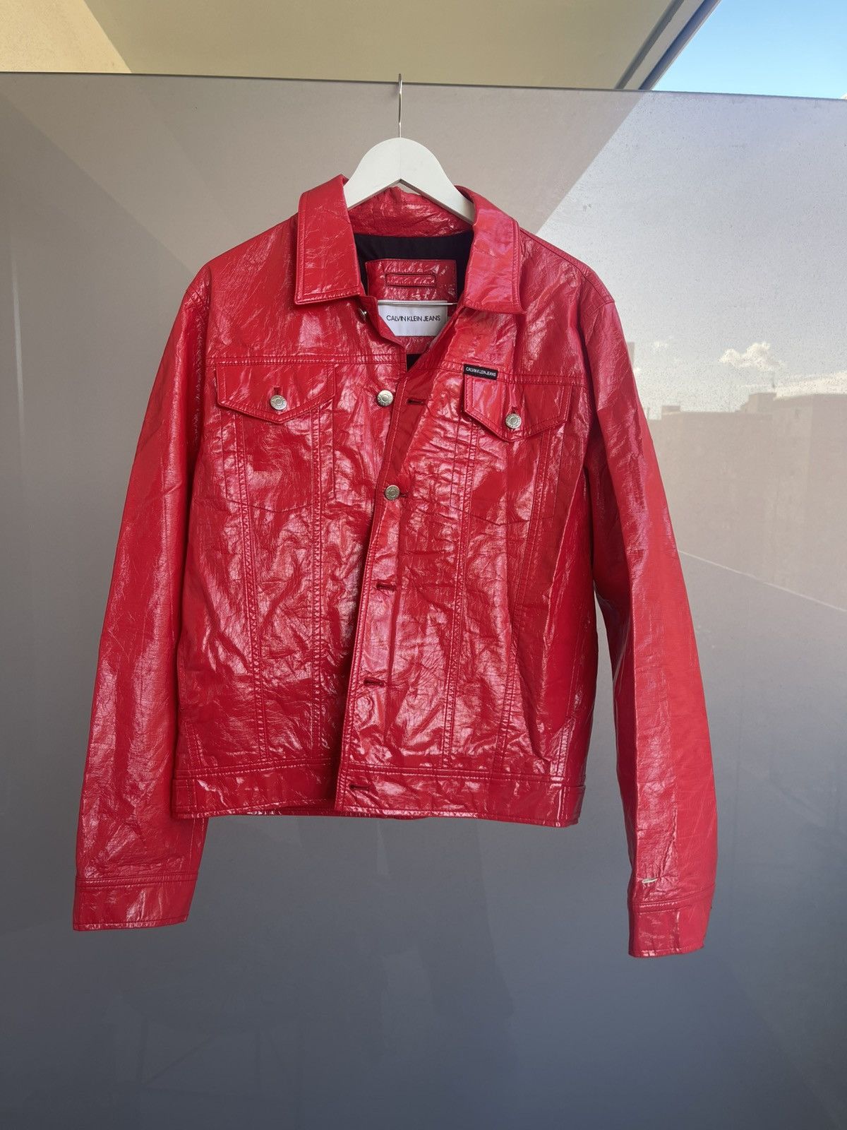 Calvin Klein Calvin Klein Jeans latex-like Jacket Size M / US 6-8 / IT 42-44 - 1 Thumbnail