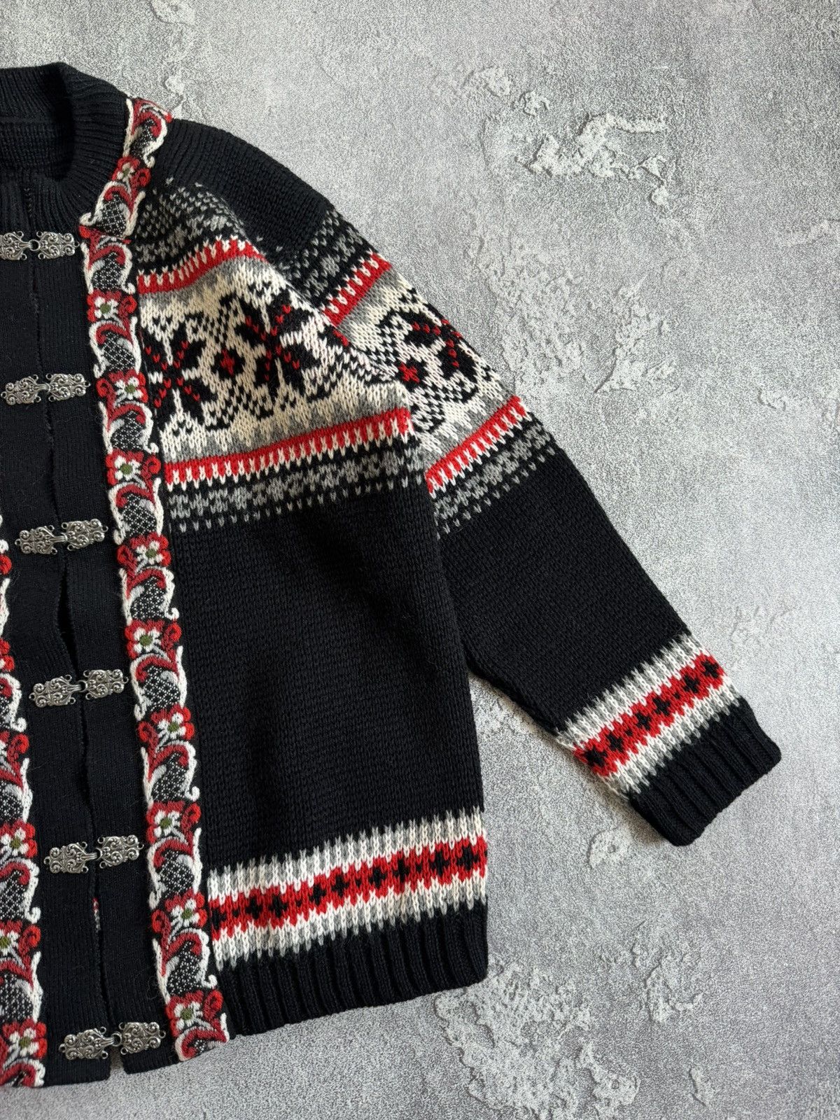 Dale Of Norway × Moods of Norway A.S Evebofoss button up Norway 🇳🇴 cardigan sweater knitwear Size US L / EU 52-54 / 3 - 6 Thumbnail