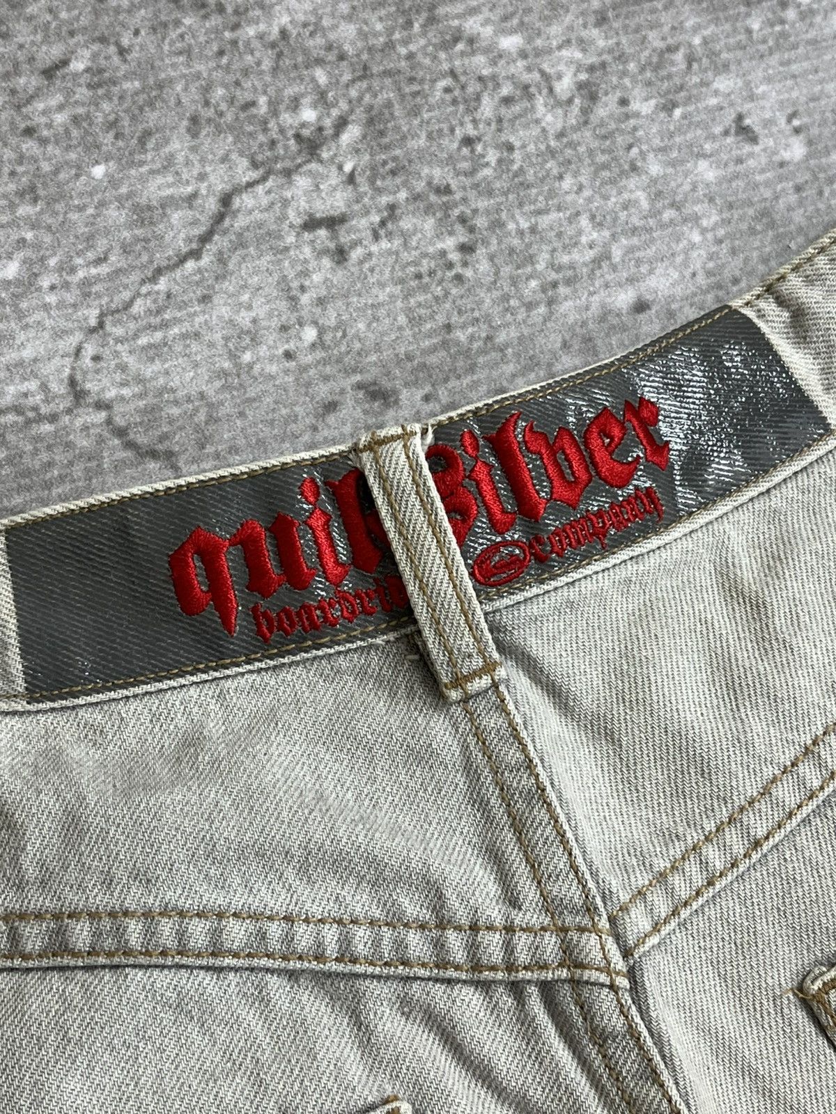 Quiksilver Vintage Quiksilver Embroidered Baggy Jeans Size US 30 / EU 46 - 8 Thumbnail