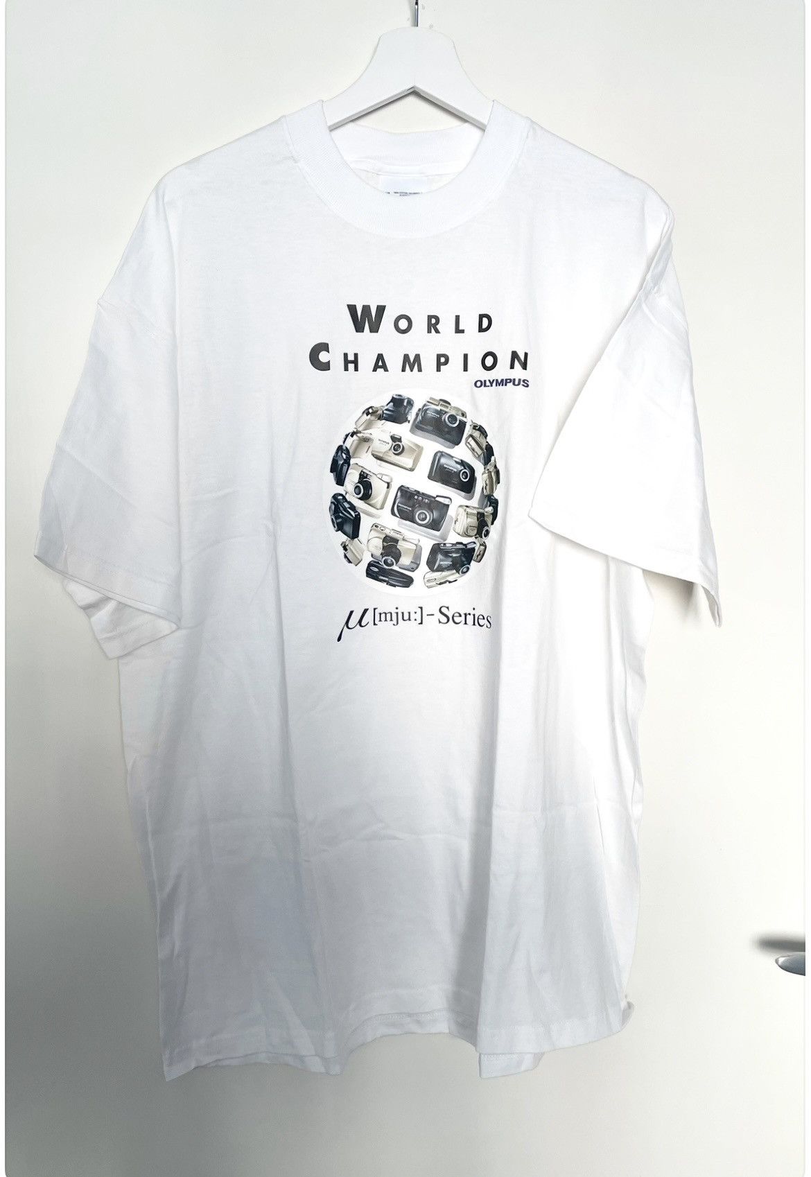 Vintage Olympus rare vintage 90s promo t-shirt Size US XL / EU 56 / 4 - 1 Thumbnail