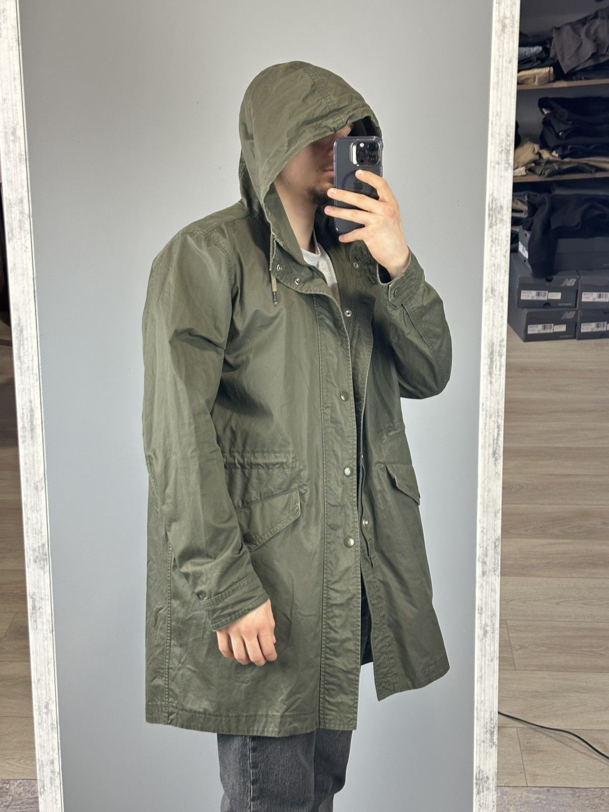 Diesel × Japanese Brand Diesel waxed parka green mens hooded jacket y2k avantgarde Size US XL / EU 56 / 4 - 5 Thumbnail