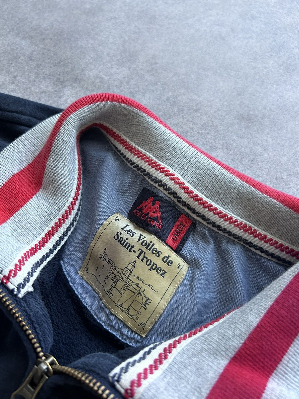 Kappa × Rugby Ralph Lauren × Vintage Vintage Kappa Las Voiles de Saint-Tropez zip-sweatshirt Size US M / EU 48-50 / 2 - 4 Thumbnail