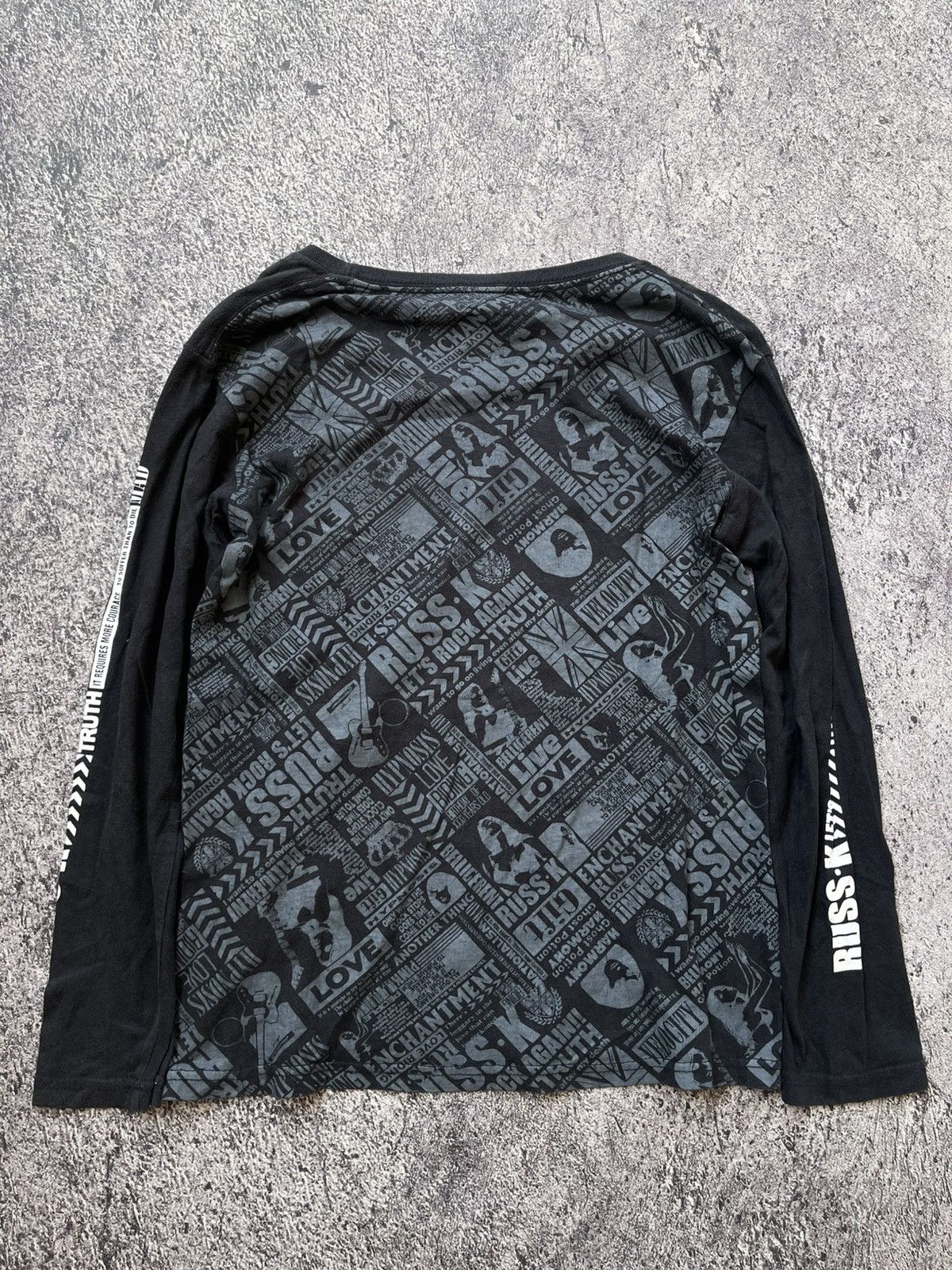 Japanese Brand Y2k Russ-k ifsixwasnine poem longsleeve Size US M / EU 48-50 / 2 - 5 Thumbnail