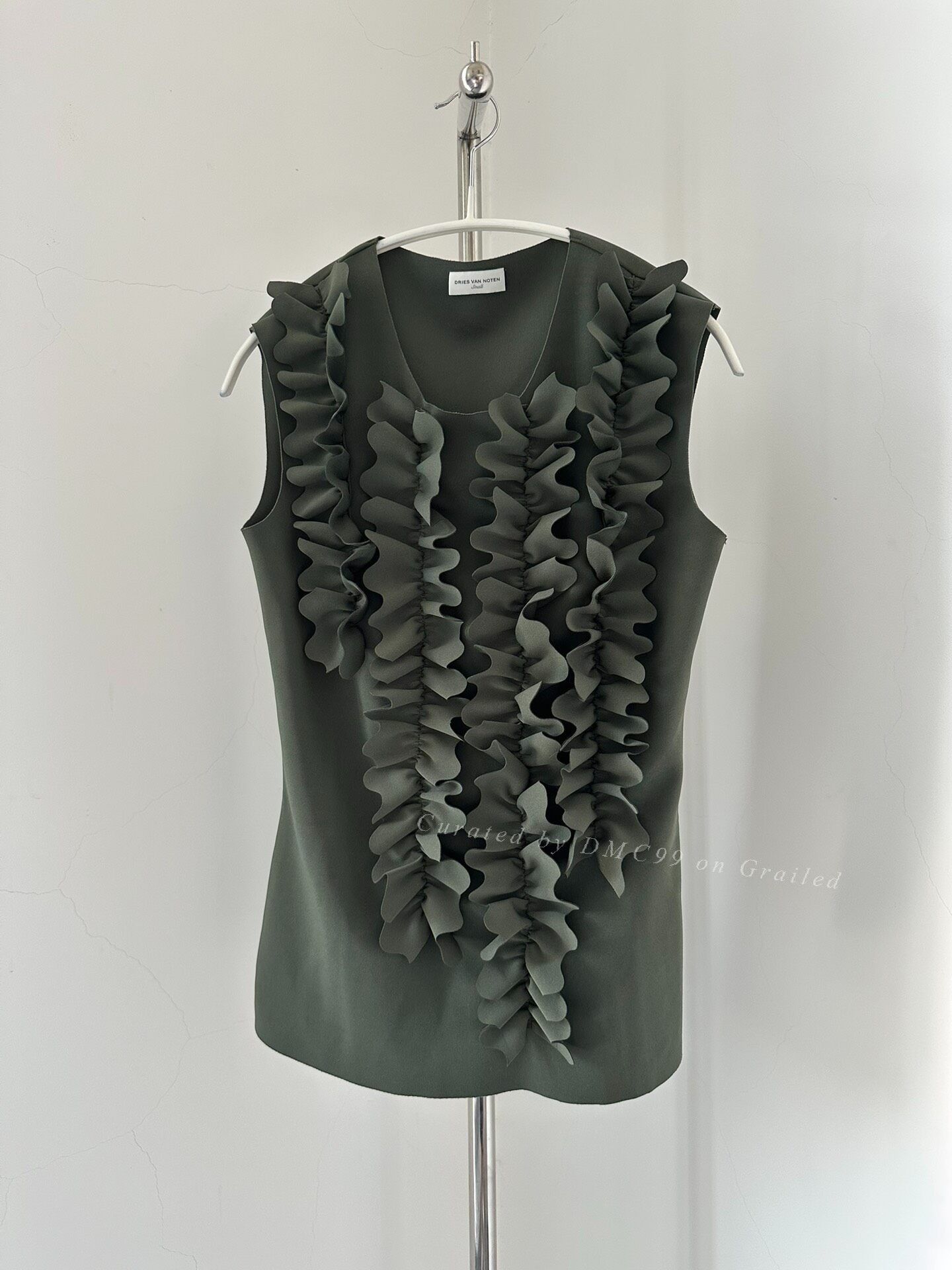 Dries Van Noten Dries Van Noten 24SS 3D Ruffled Sleeveless Tank Size S / US 4 / IT 40 - 1 Thumbnail