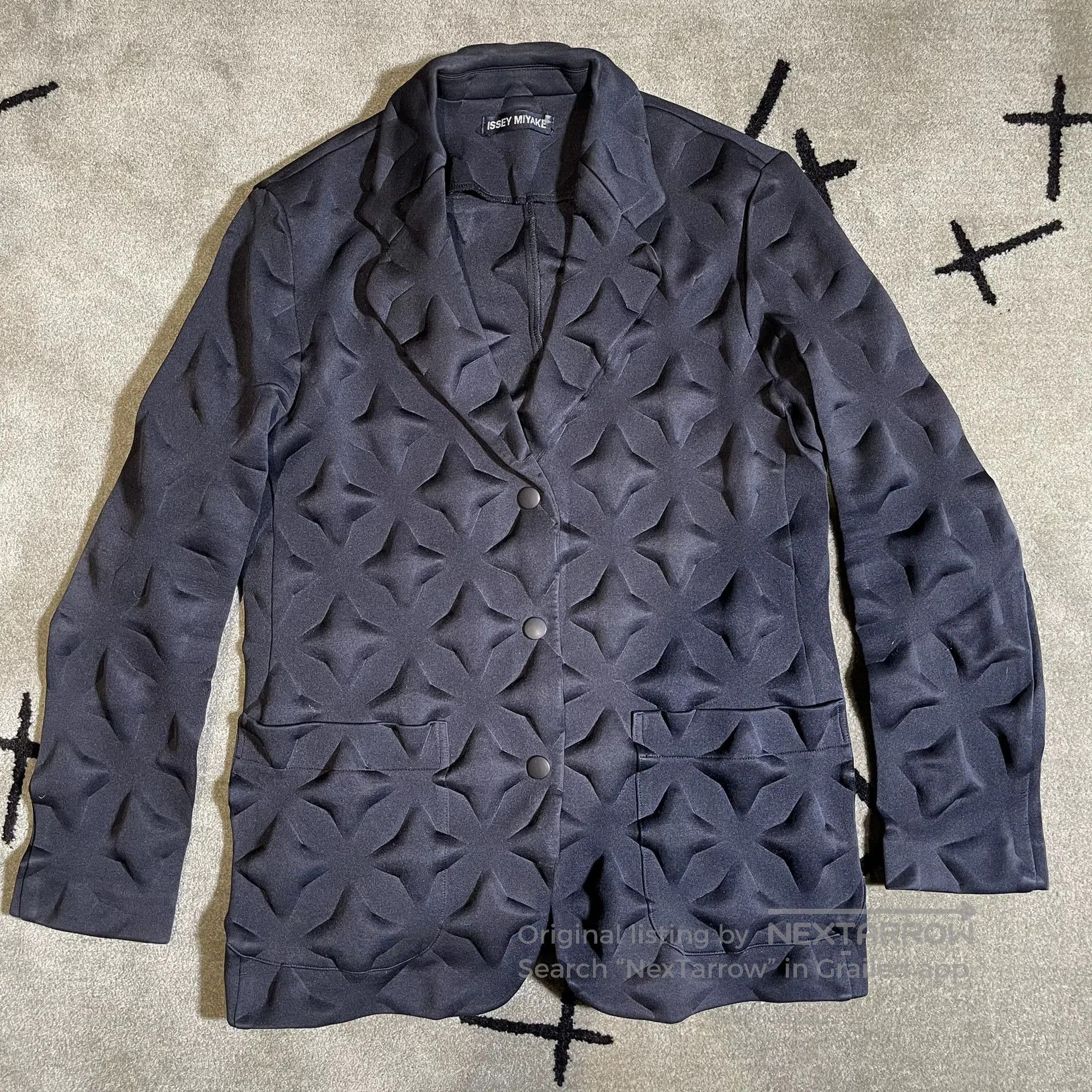 Issey Miyake Issey Miyake 2001AW Archive Star Embossed Jacket. Size US M / EU 48-50 / 2 - 1 Thumbnail