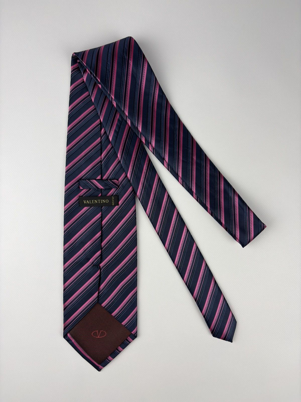 Valentino Valentino Silk striped Tie Size ONE SIZE - 2 Thumbnail