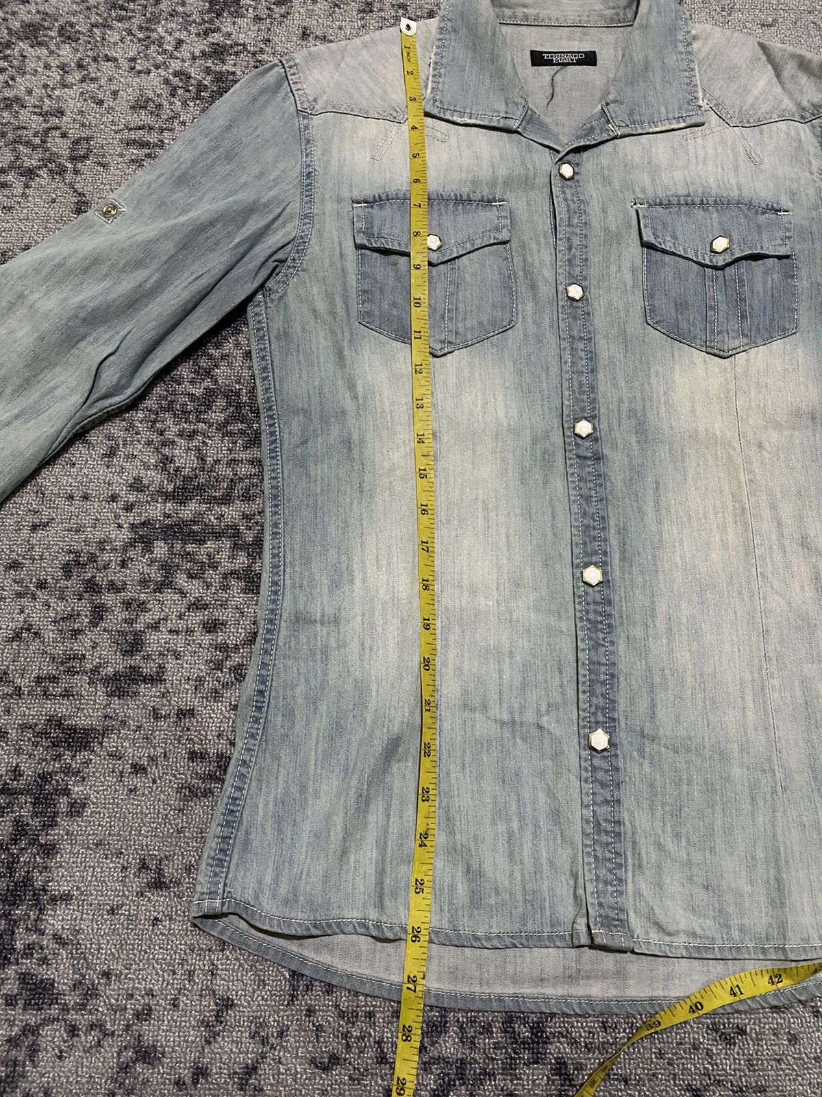 If Six Was Nine × Japanese Brand × Tornado Mart Tornado mart ifsixwasnine jeans shirt Size US M / EU 48-50 / 2 - 7 Thumbnail