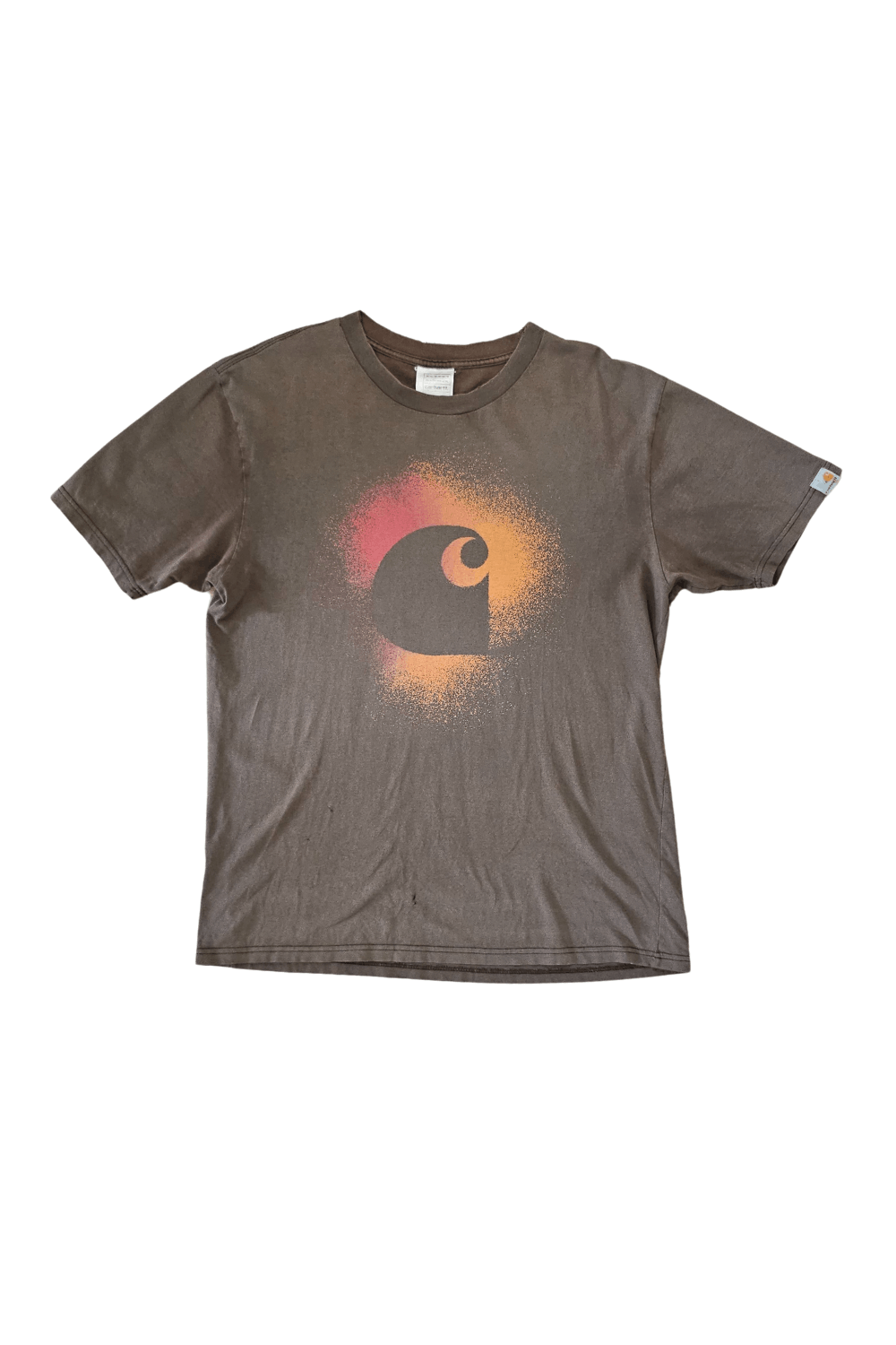 Carhartt Carhartt “Spray Logo” Tee - Brown (SS22 / EU Exclusive) - M Size US M / EU 48-50 / 2 - 1 Thumbnail