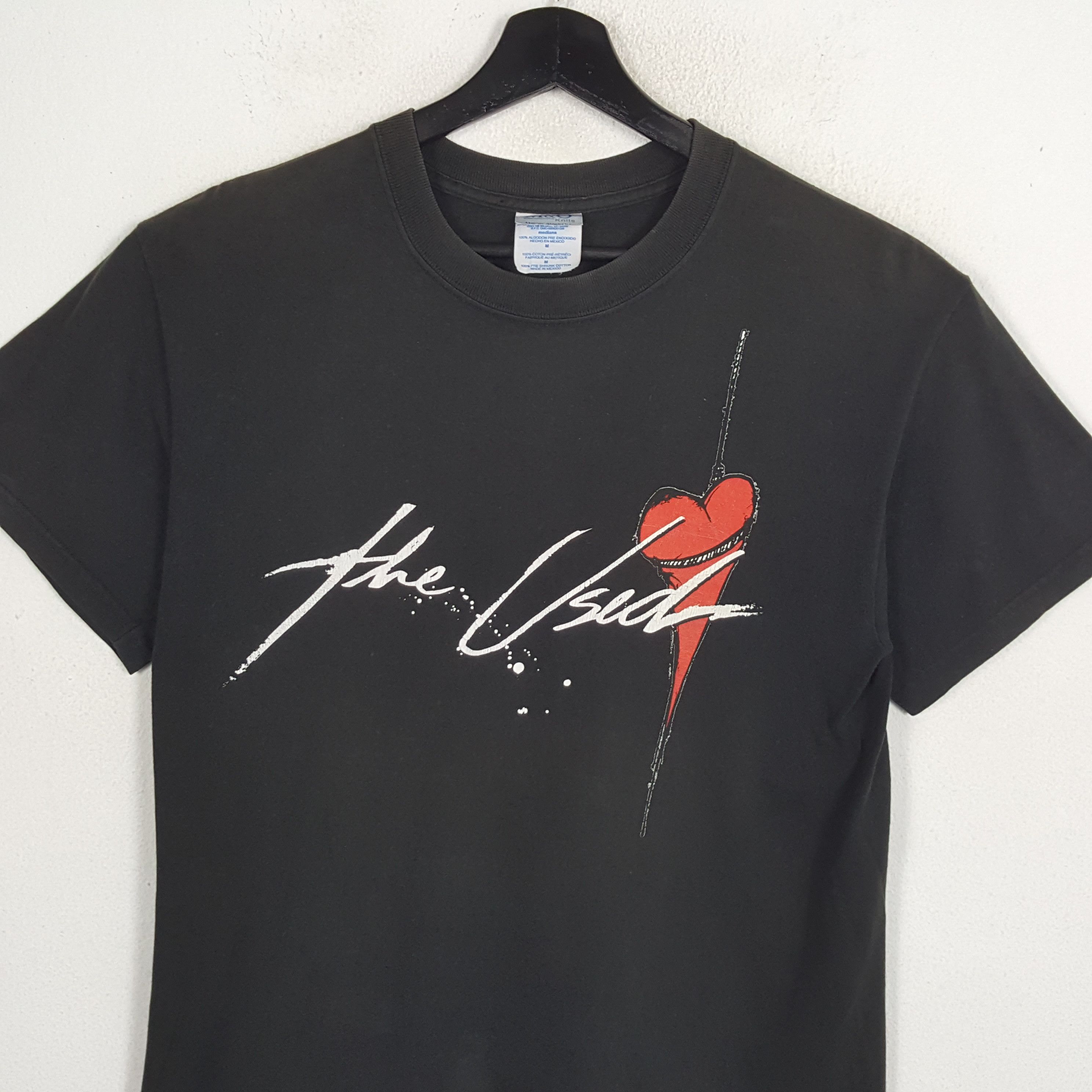 Band Tees × Vintage THE USED Rock Band Music Vintage Tshirt Size US M / EU 48-50 / 2 - 2 Thumbnail