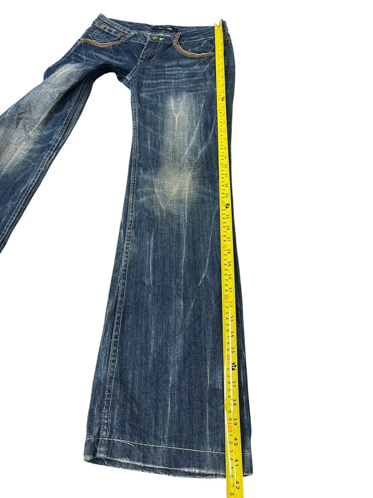 Japanese Brand Vintage Swell Jeans Style By L.B.D Flare Jeans Size 28" / US 6 / IT 42 - 9 Thumbnail