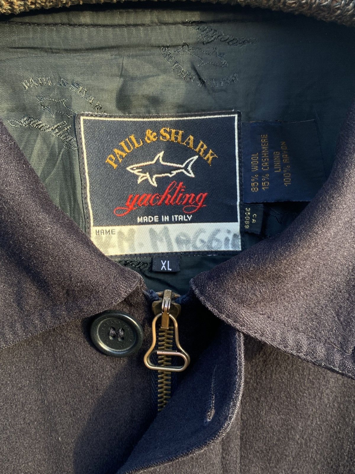 Paul & Shark paul & shark x loro piana wool cashmere jacket italy Size US XL / EU 56 / 4 - 2 Thumbnail