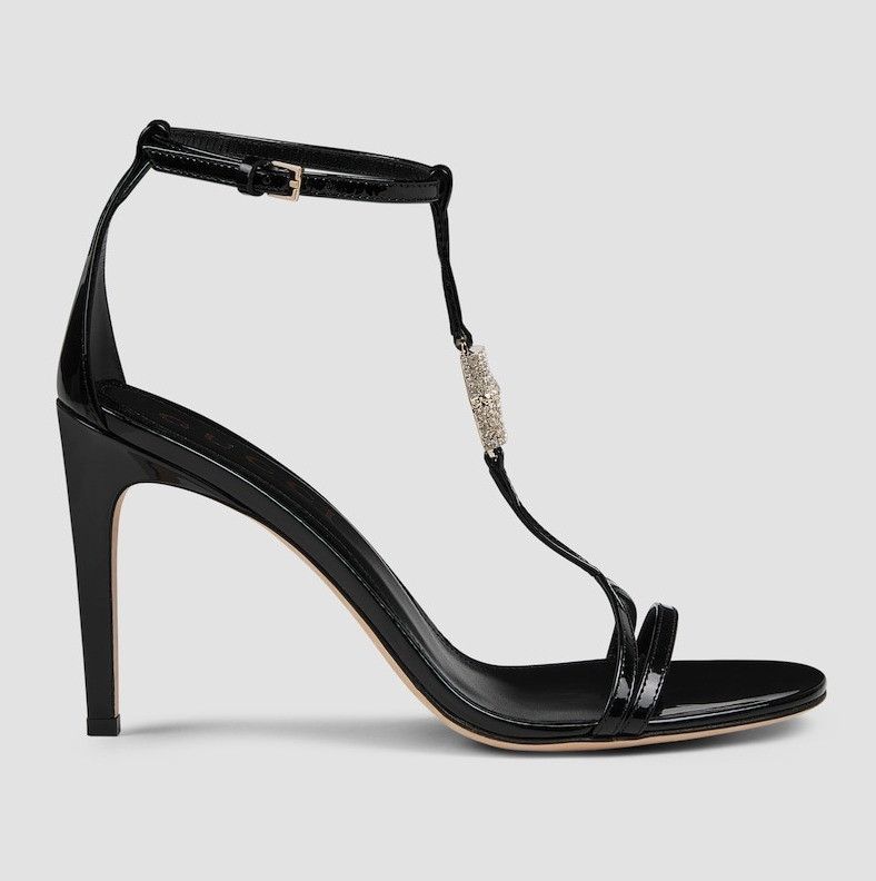 Gucci o1loc1c0426 835736 Women's Sandals With Bamboo in Black Size US 5 / IT 35 - 1 Thumbnail