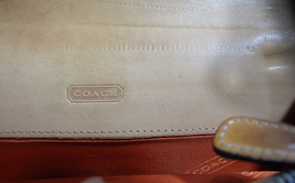 Coach Vintage Coach Logo Monogram Jacquard & Leather Long Wallet Size ONE SIZE - 2 Thumbnail