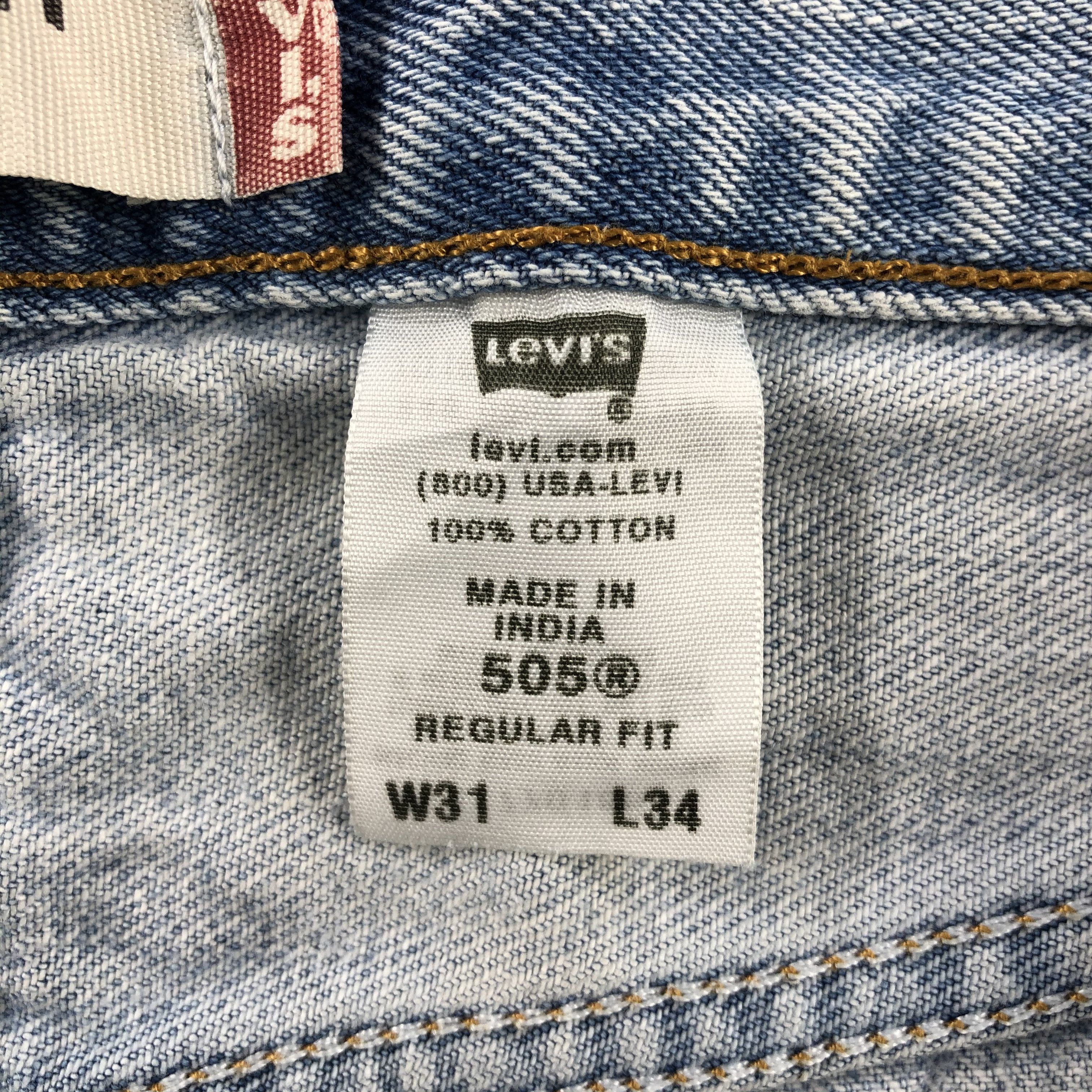 Levi's × Vintage Vintage Light Wash Levis 505 Jeans-JM1707 Size US 31 - 11 Thumbnail