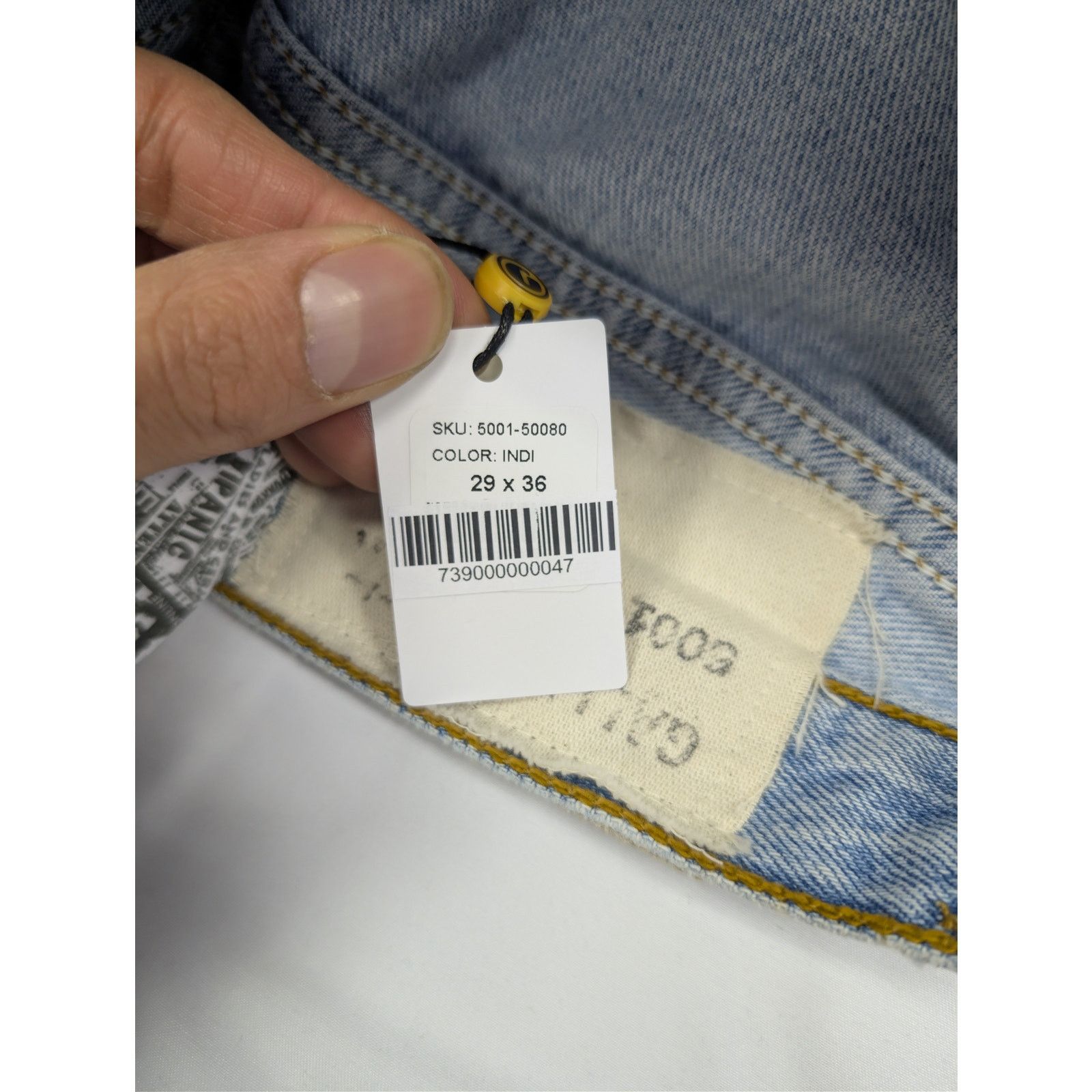 Gallery Dept. o1rshd1 5001 Denim Jeans in Indigo Blue Size US 29 - 21 Thumbnail