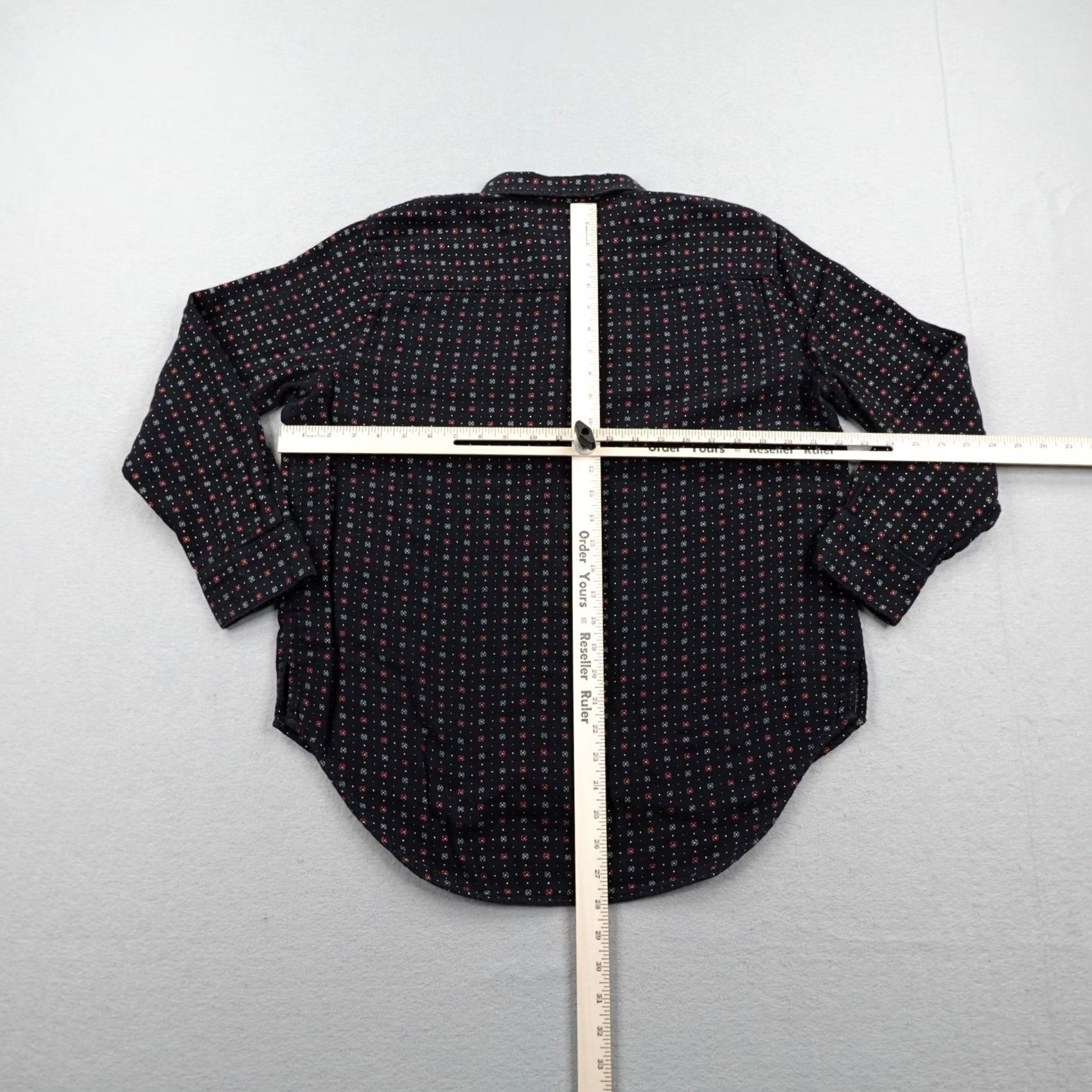 Madewell Madewell Shirt Womens Medium Black Floral Tunic Button Up Top Flannel Relaxed Size M / US 6-8 / IT 42-44 - 3 Thumbnail