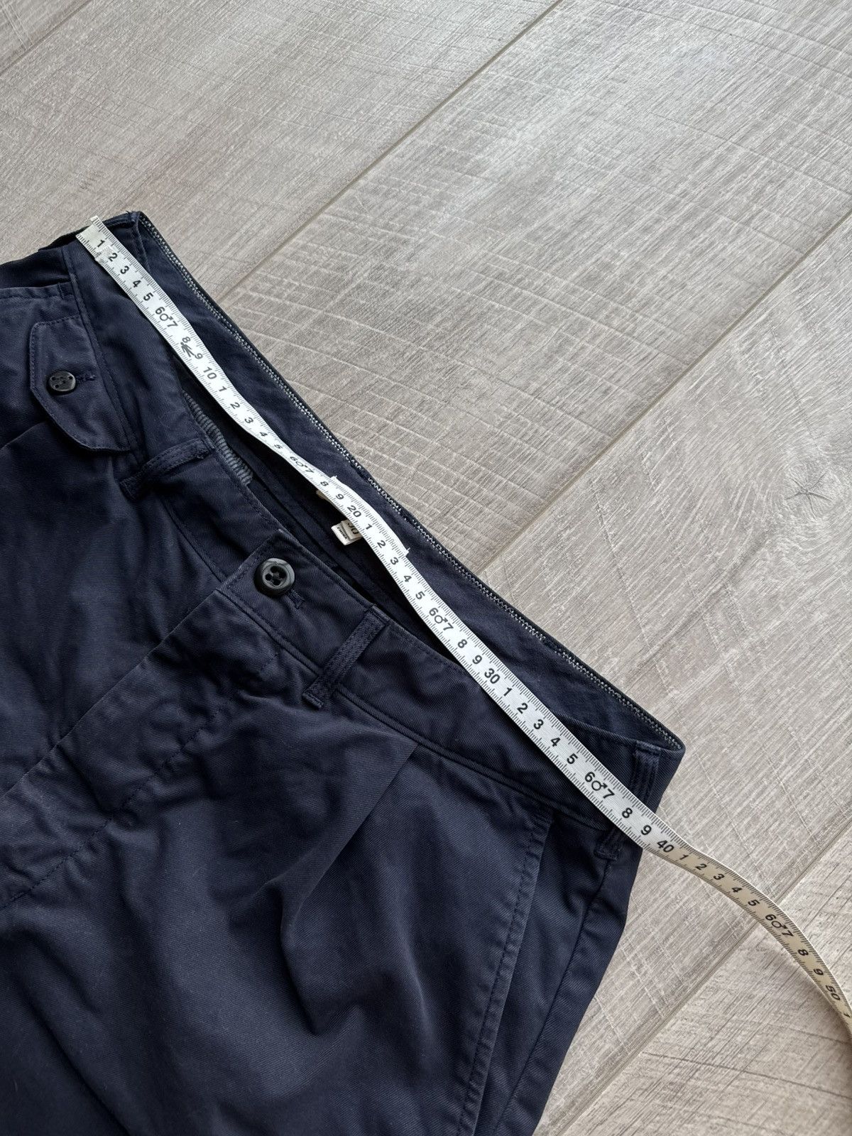 Alex Mill Alex Mill Military Standard Pleated Pant Cropped Chinos Size US 30 / EU 46 - 11 Thumbnail