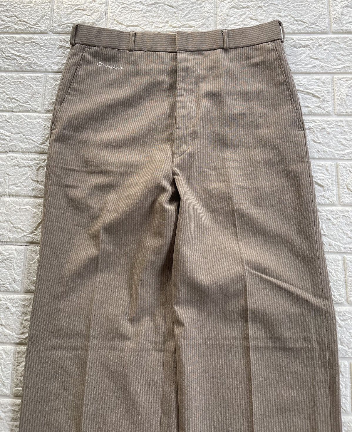Christian Dior Monsieur Slack Vintage Monsieur Casual Wide Leg Pants Size 30" / US 8 / IT 44 - 12 Thumbnail
