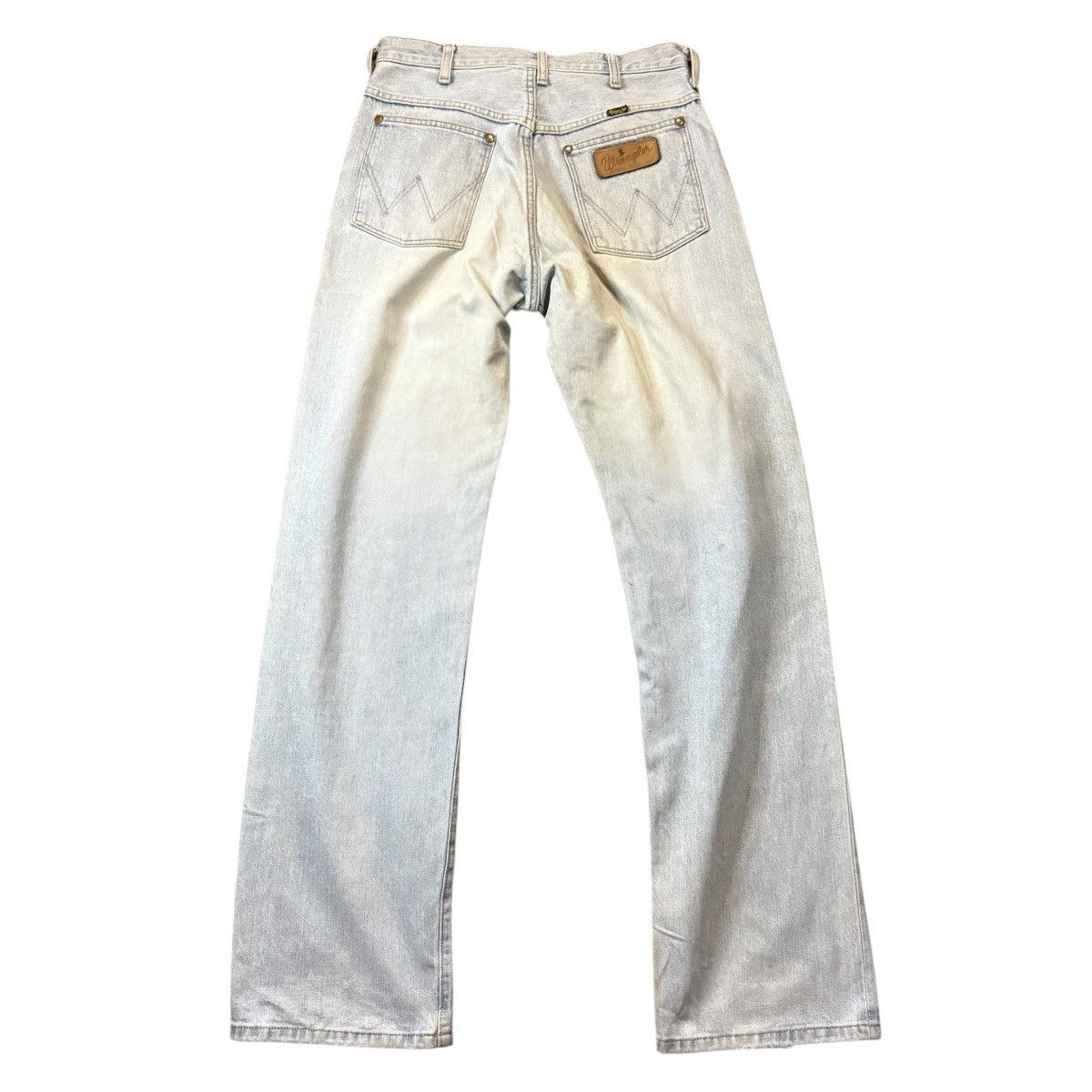 Vintage 🔥🇯🇵 80s Selvedge Denim Wrangler Light Wash Size US 31 - 2 Thumbnail