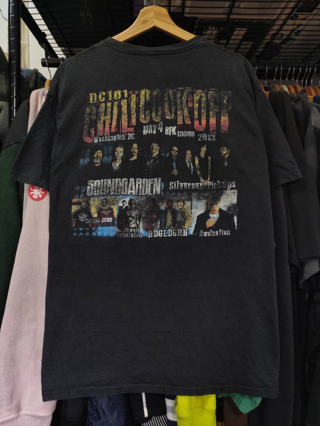 Band Tees Soundgarden " DC101 Chili Cook-Off " Promo Tour T-Shirt Size US XL / EU 56 / 4 - 2 Thumbnail