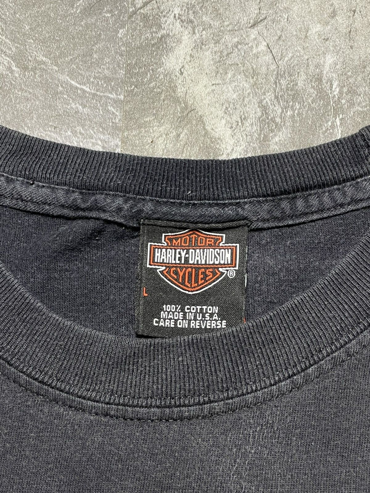 Harley Davidson Harley Davidson Vintage American Born Scotland Edinburgh Size US L / EU 52-54 / 3 - 6 Thumbnail