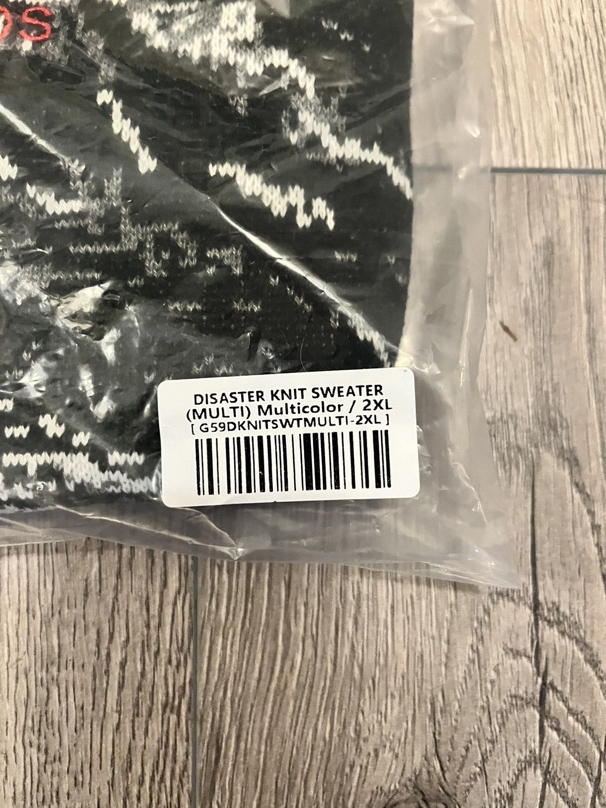 G59 Records DISASTER KNIT SWEATER Size US XXL / EU 58 / 5 - 4 Thumbnail