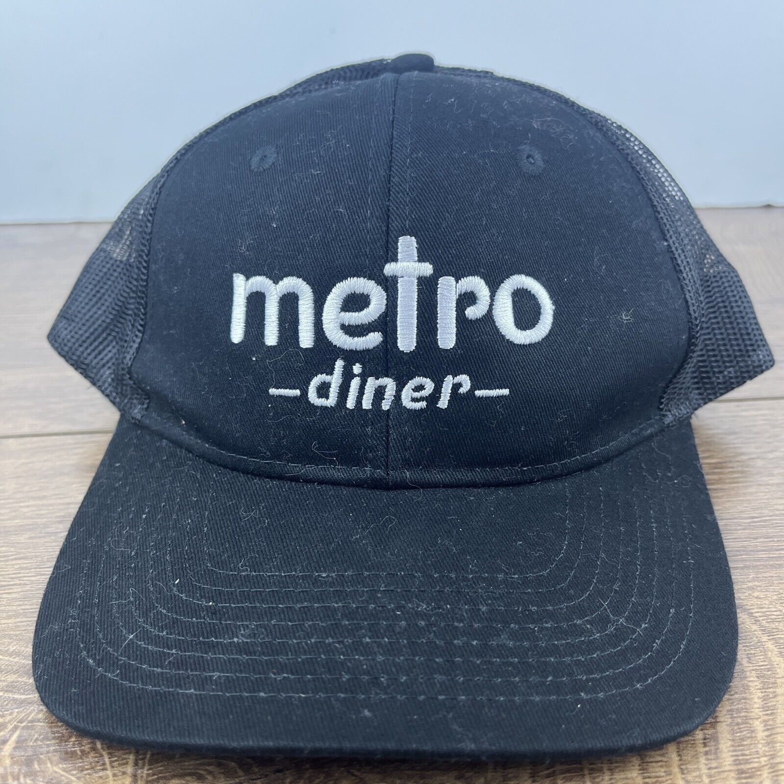 Other Metro Diner Hat Metro Diner Black Hat Adjustable Adult Size Size ONE SIZE - 2 Thumbnail