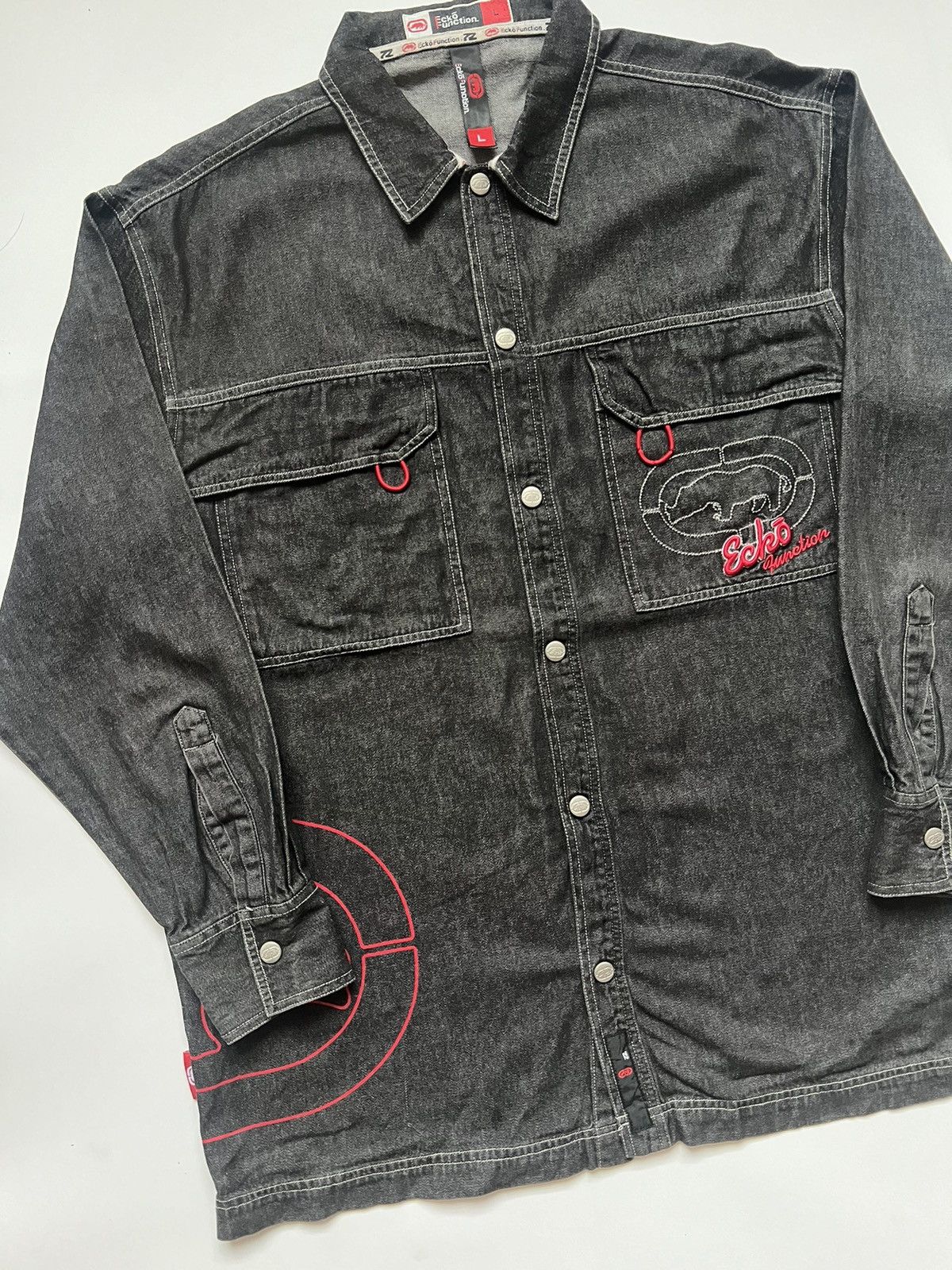 Ecko Unltd. Ecko Unltd. Function 72 Denim Shirt Size US L / EU 52-54 / 3 - 6 Thumbnail