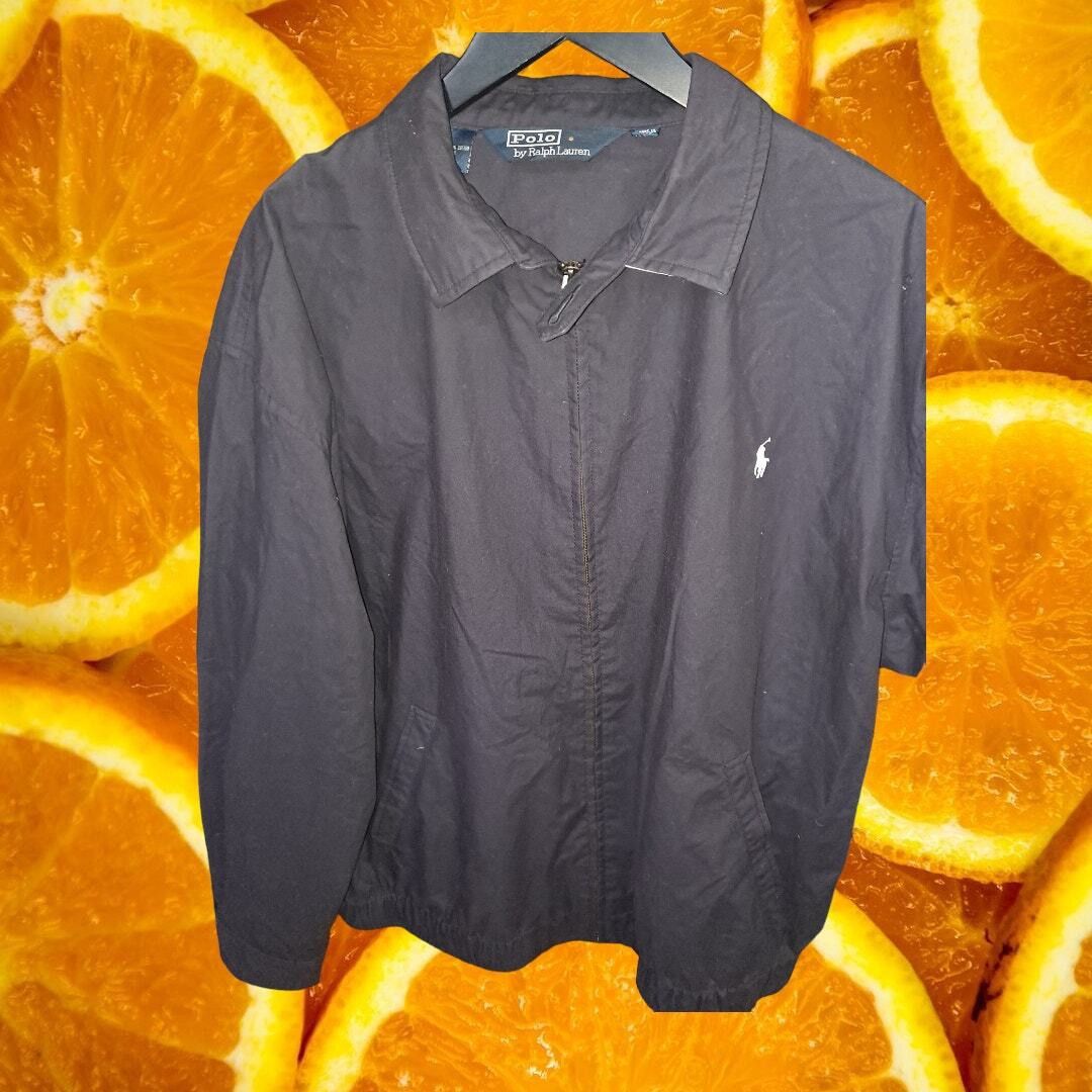 Polo Ralph Lauren Polo Ralph Lauren Black Full Zip Lightweight Jacket Size XL Size US XL / EU 56 / 4 - 1 Thumbnail
