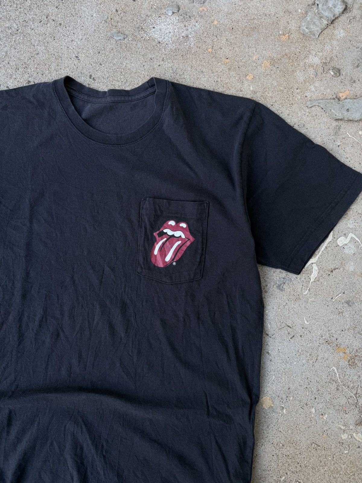 Chrome Hearts × The Rolling Stones Chrome Hearts x The Rolling Stones Faded Black T-Shirt Size US L / EU 52-54 / 3 - 6 Thumbnail