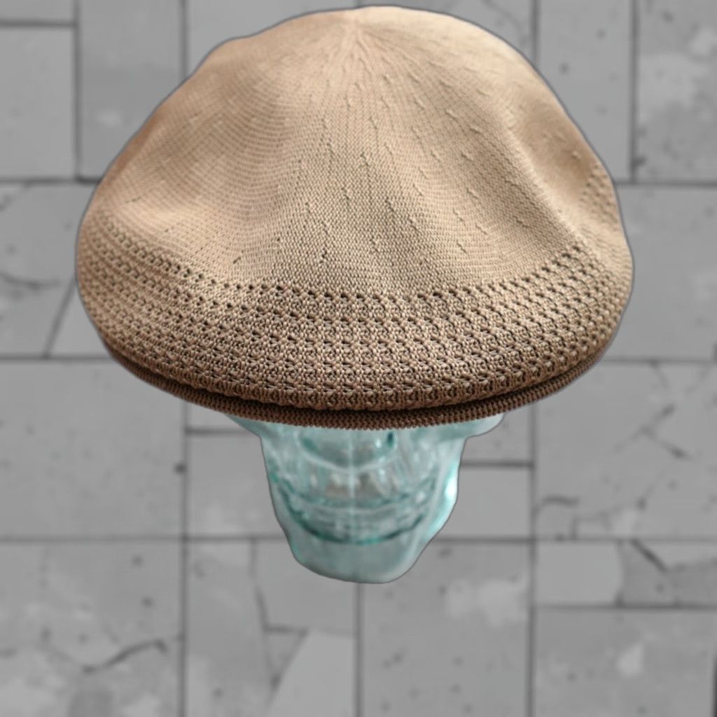 Kangol VINTAGE Kangol Hat Newsboy Cap L Beige Tropic 504 Ventair NEW Men Women? Size ONE SIZE - 1 Thumbnail