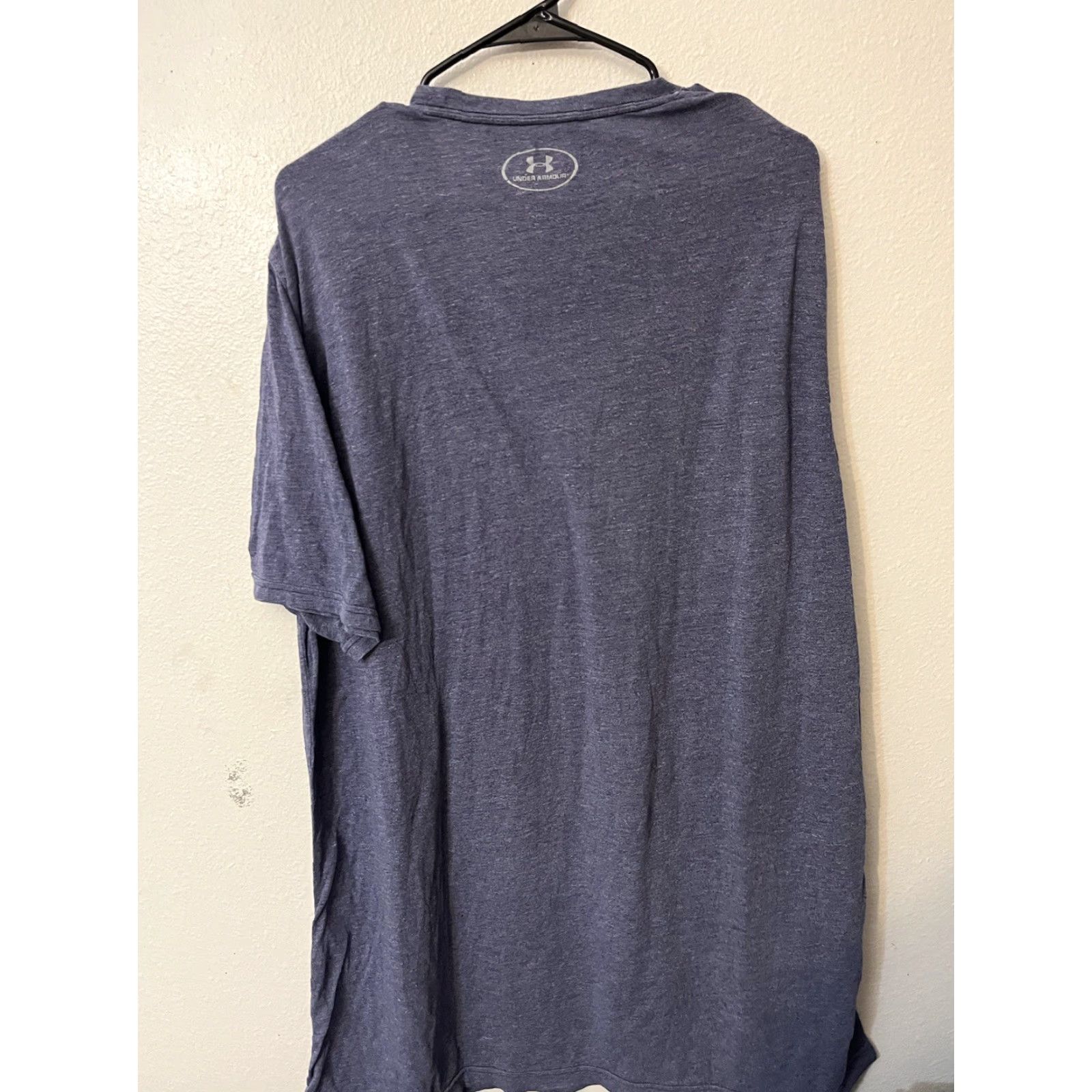Under Armour VINTAGE Under Armour T-Shirt Men’s XL Short Sleeve Crew Neck Blue Graphic Logo Sports Size US XL / EU 56 / 4 - 2 Thumbnail
