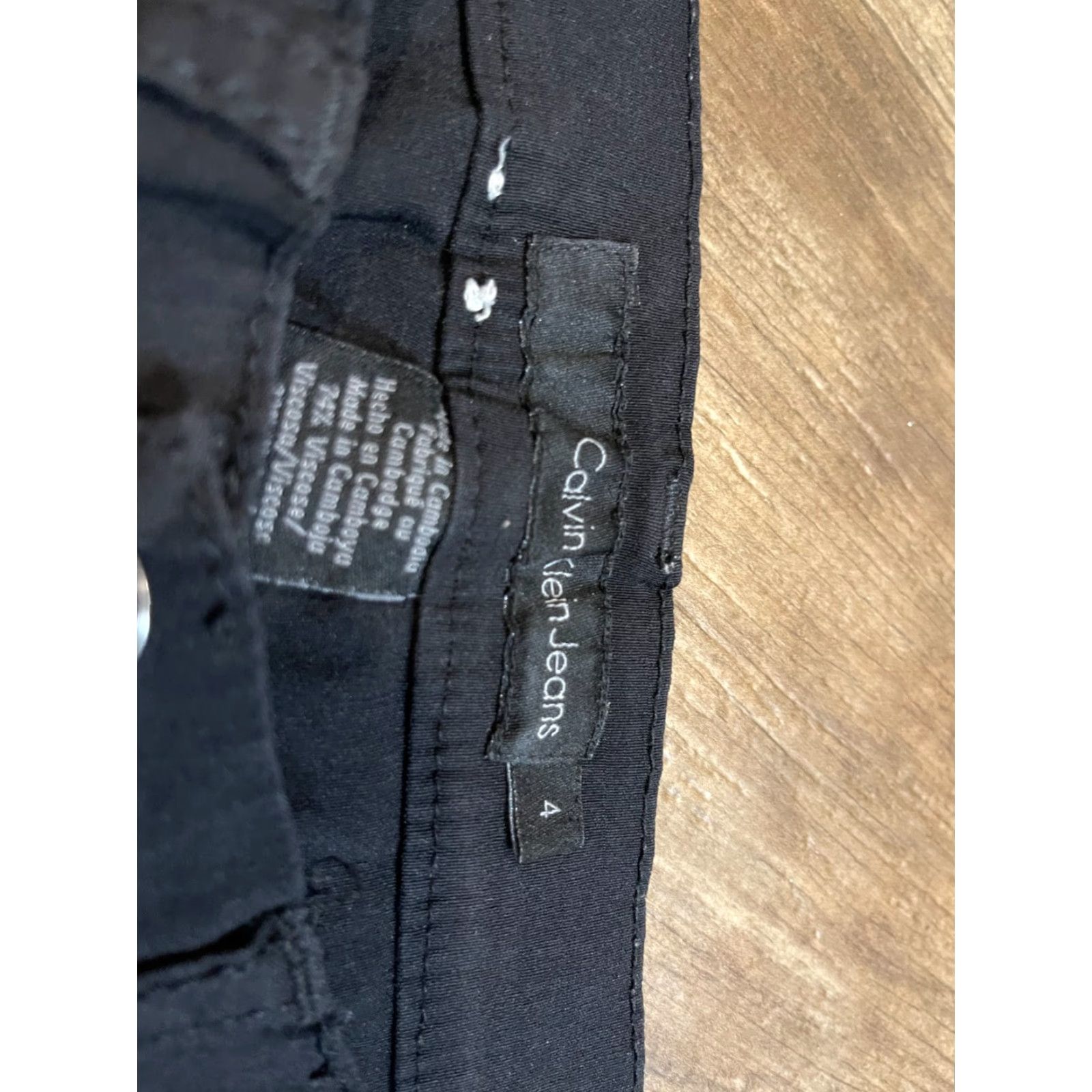 Vintage TAHARI Jeans Pants Womens Size 24" Waist Black Skinny Jeans Pants Women 24 Womens TAHARI Size 42" / US 20 - 5 Thumbnail