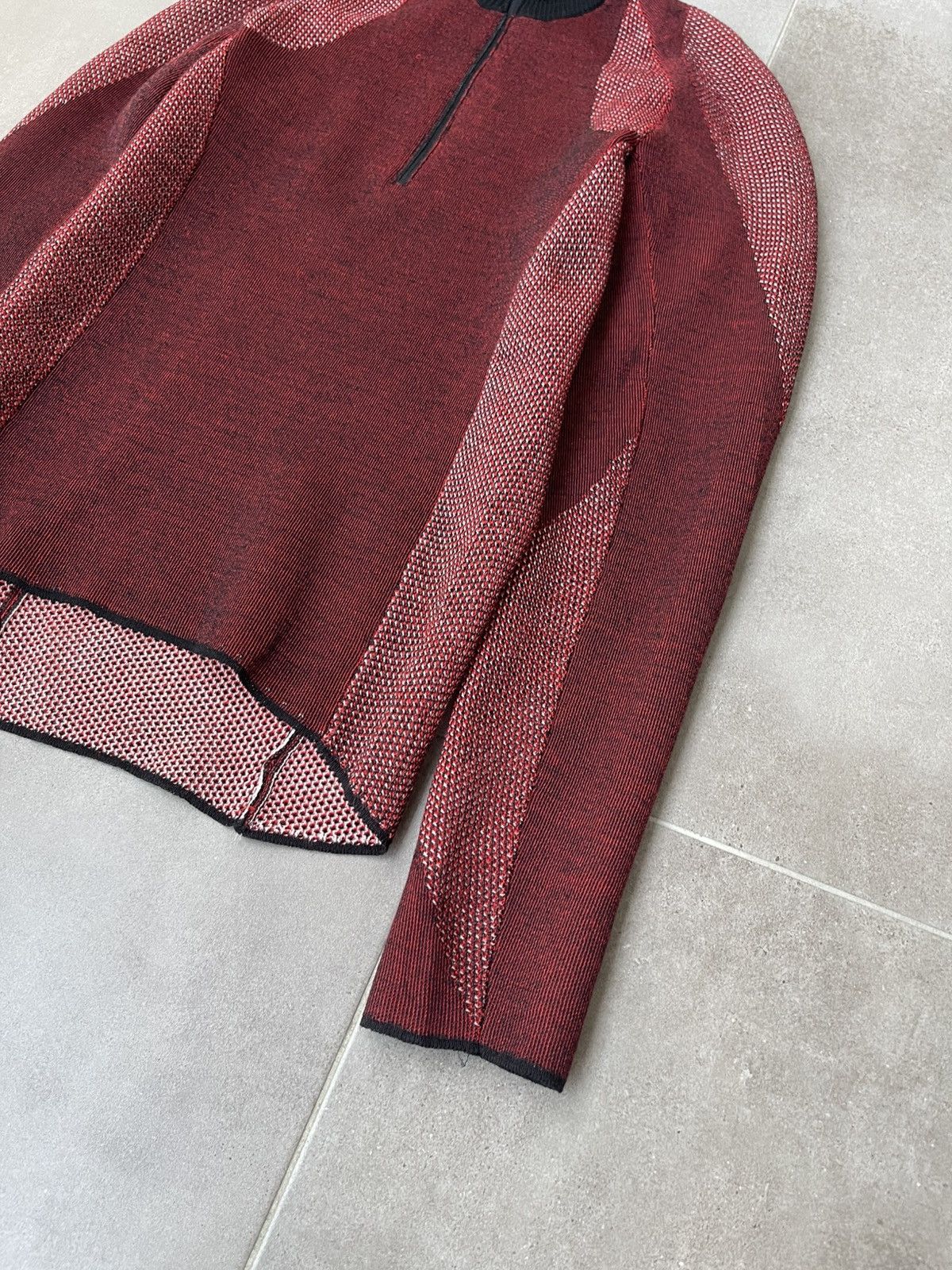 Saul Nash !DS! FW22 Saul Nash Red Open Knit Turtleneck Size US M / EU 48-50 / 2 - 10 Thumbnail
