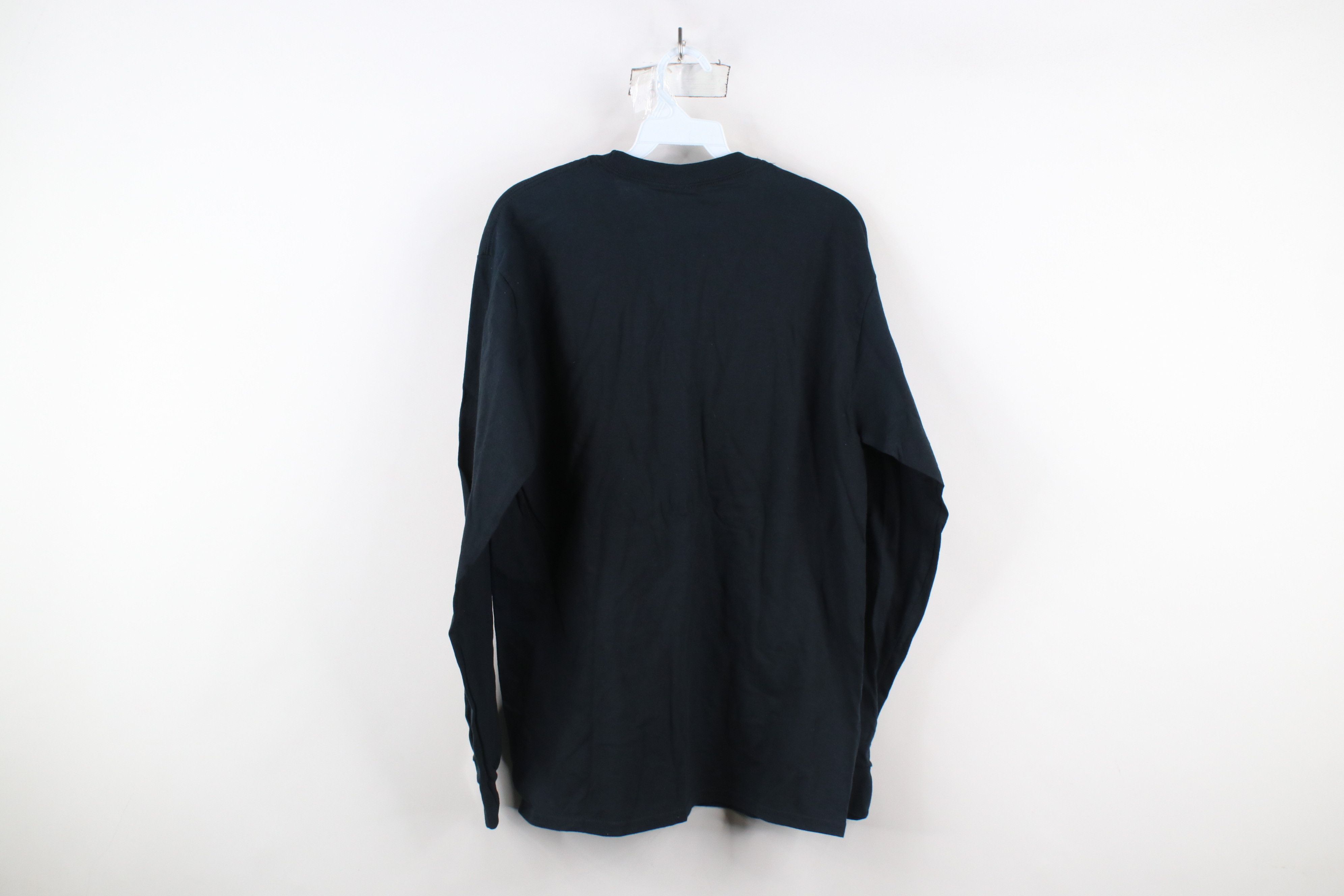 Vintage Vintage 90s Streetwear Long Sleeve T-Shirt Black Cotton Size US M / EU 48-50 / 2 - 6 Thumbnail